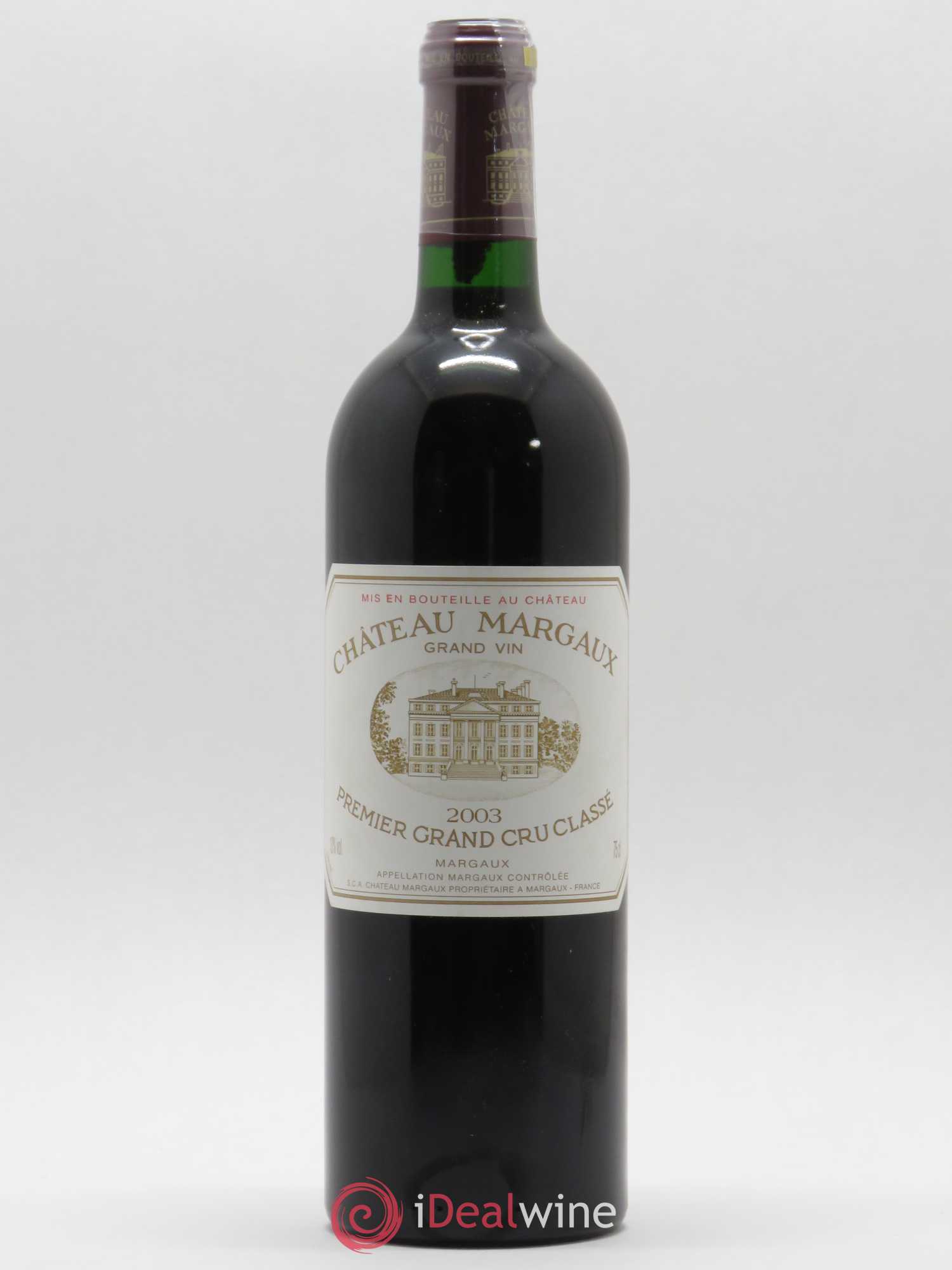Château Margaux 1er Grand Cru Classé 2003 - Lot de 1 bouteille - 0