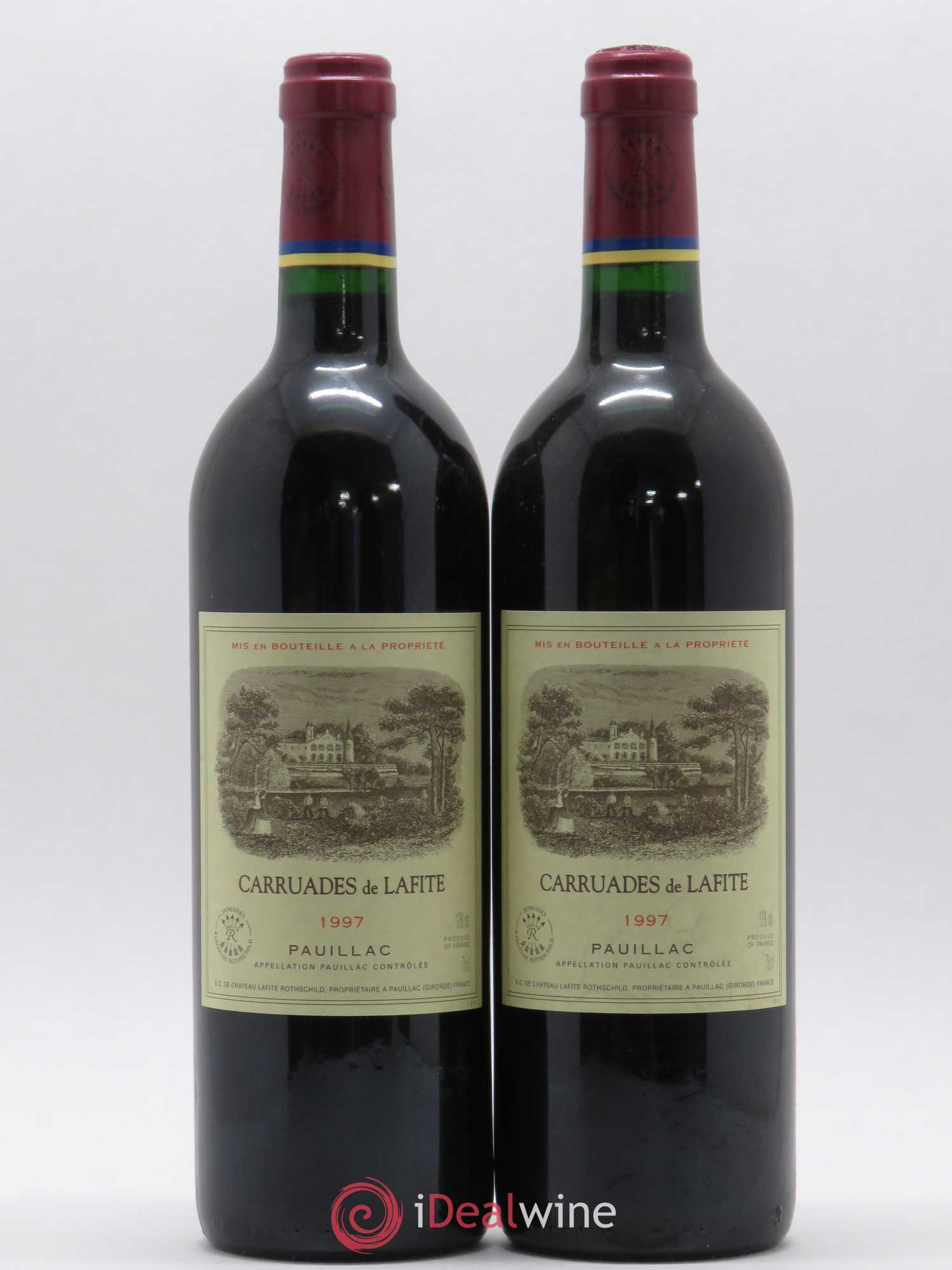 Carruades de Lafite Rothschild Second Vin 1997 - Lot de 2 bouteilles - 0