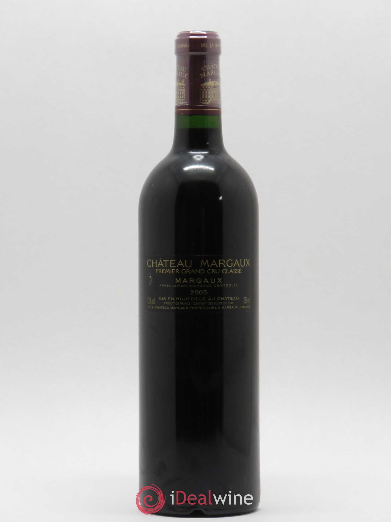 Château Margaux 1er Grand Cru Classé 2005 - Lot de 1 bouteille - 1