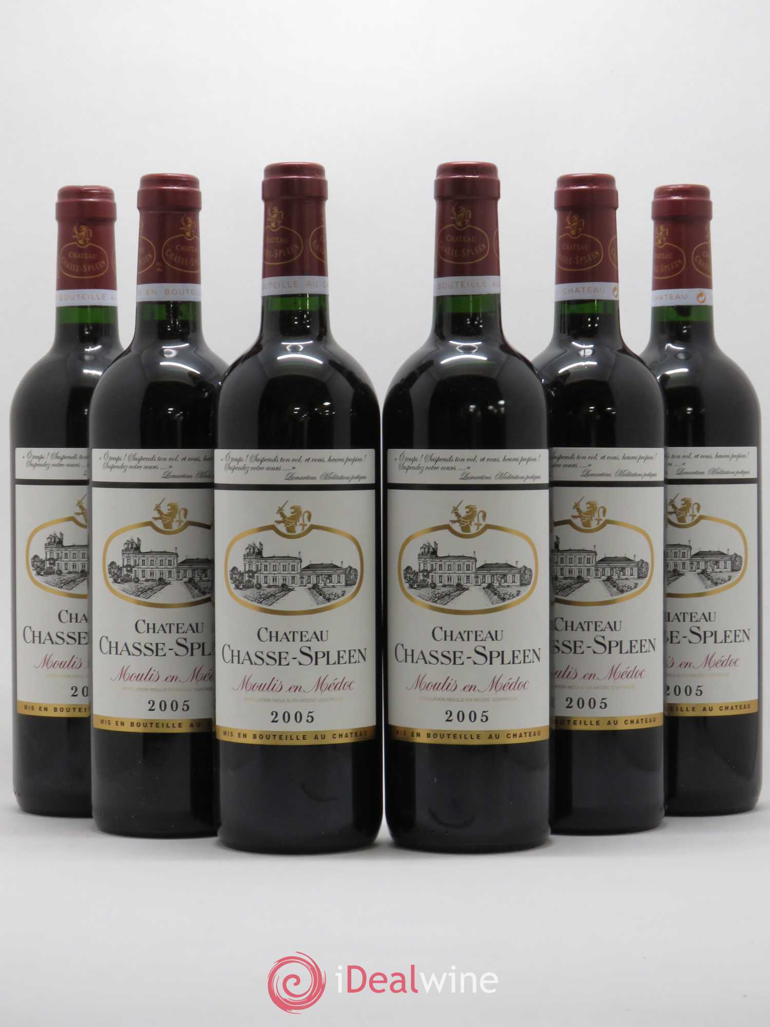 Château Chasse Spleen 2005 - Lot de 6 bouteilles - 0