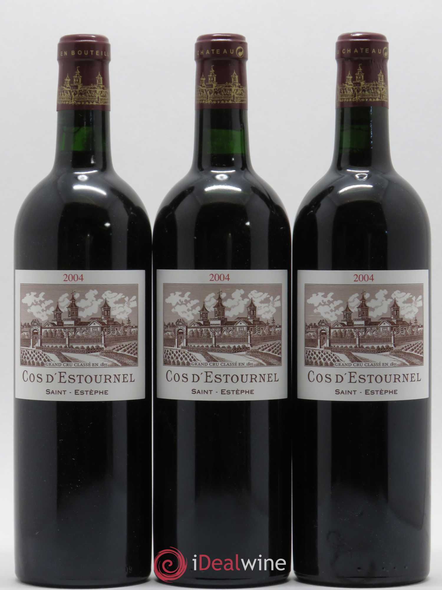 Cos d'Estournel 2ème Grand Cru Classé 2004 - Lot de 3 bouteilles - 0