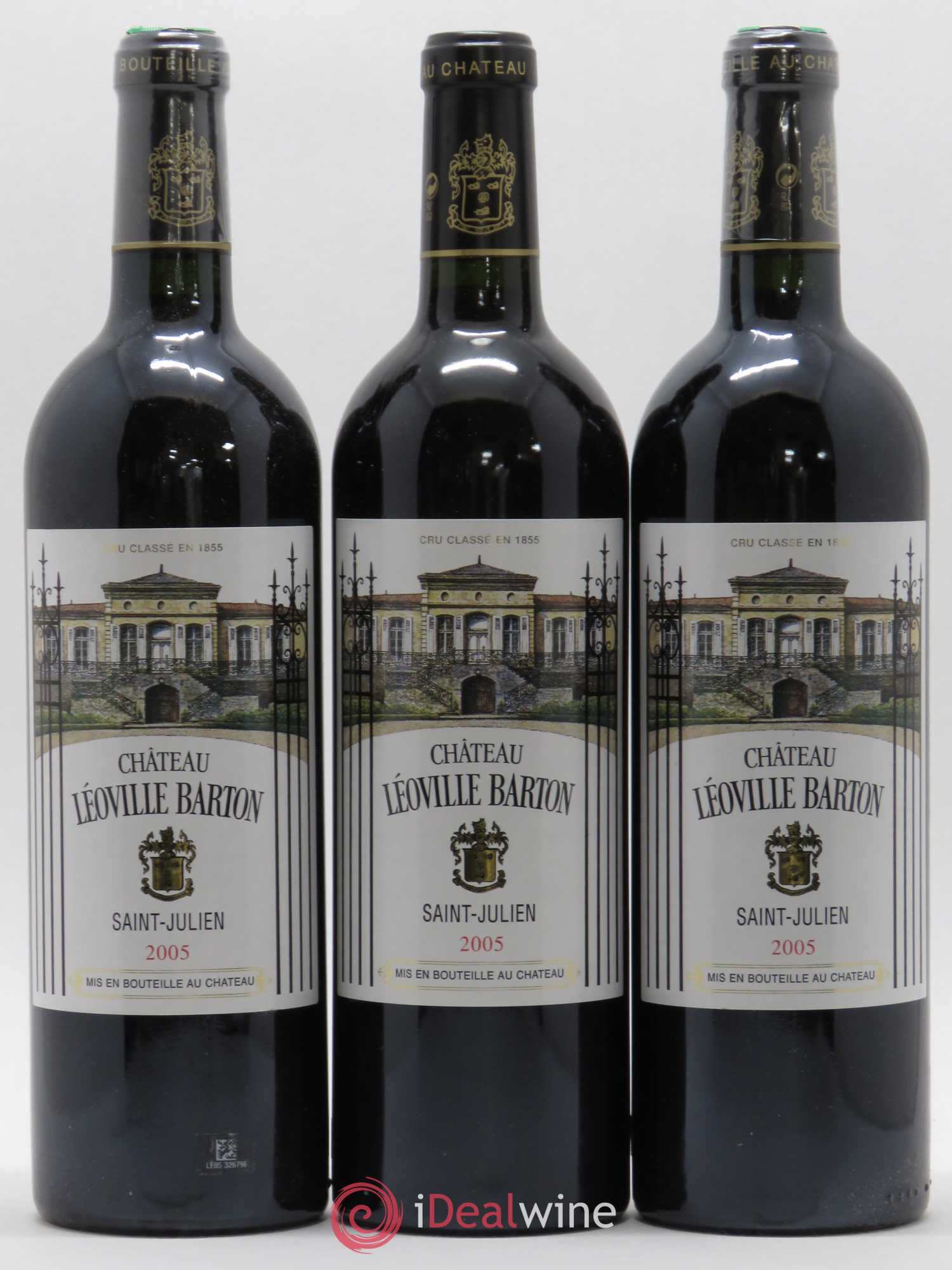 Château Léoville Barton 2ème Grand Cru Classé 2005 - Lot de 3 bouteilles - 0
