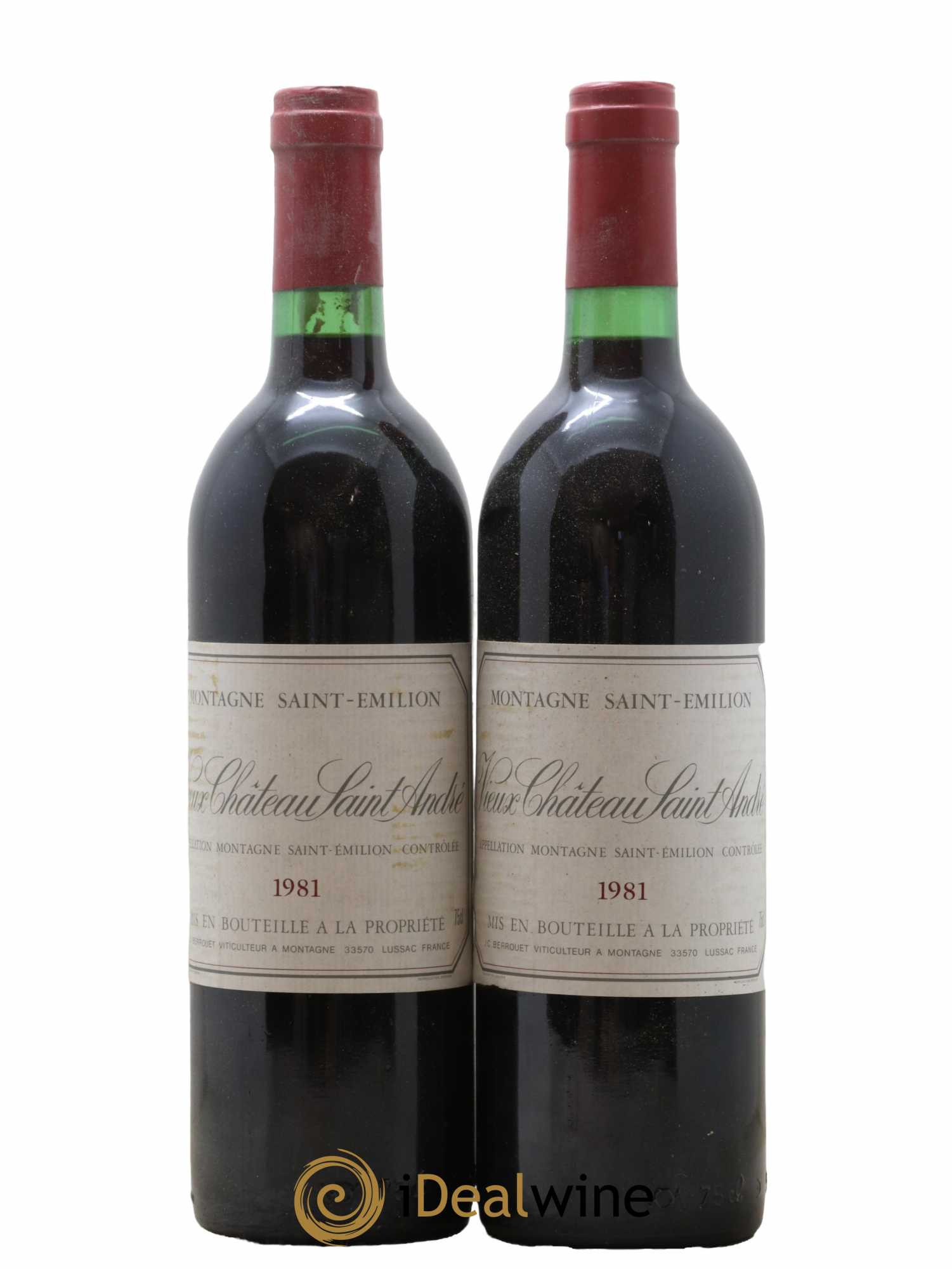 Vieux Château Saint-André 1981 - Lot de 2 bouteilles - 0