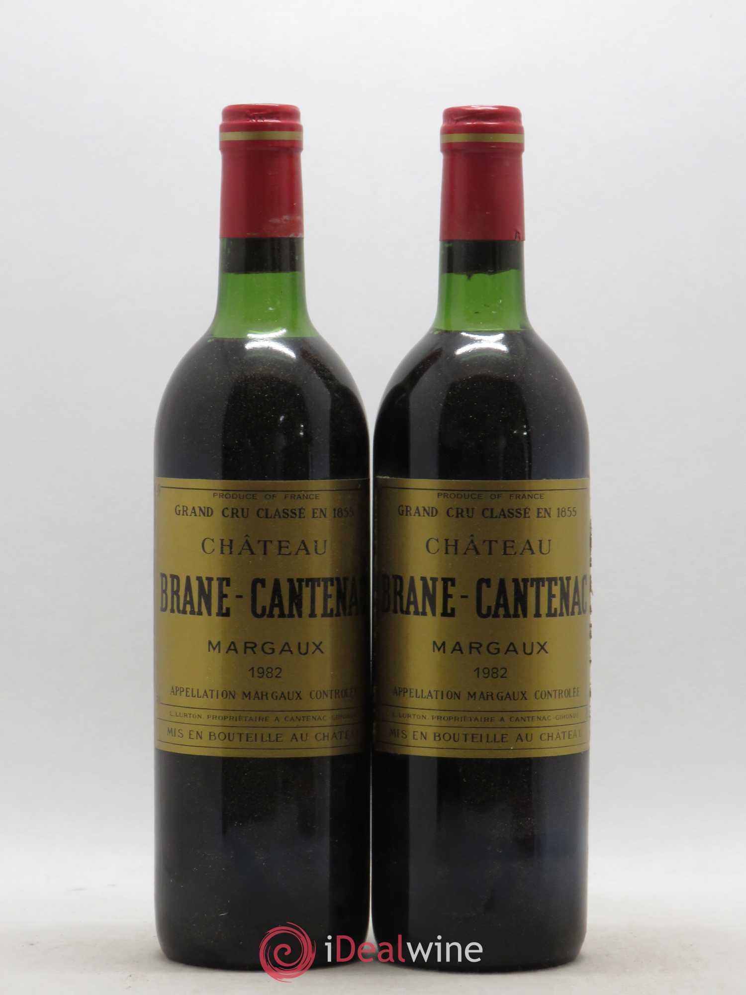 Château Brane Cantenac 2ème Grand Cru Classé 1982 - Lotto di 2 bottiglie - 0