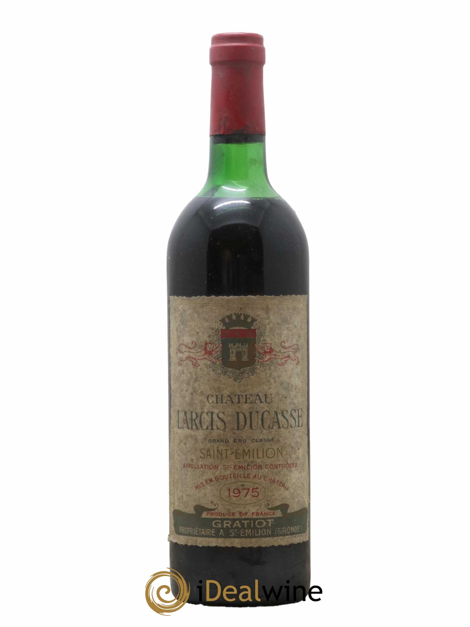 Château Larcis Ducasse 1er Grand Cru Classé B 1975 - Lot de 1 bouteille - 0
