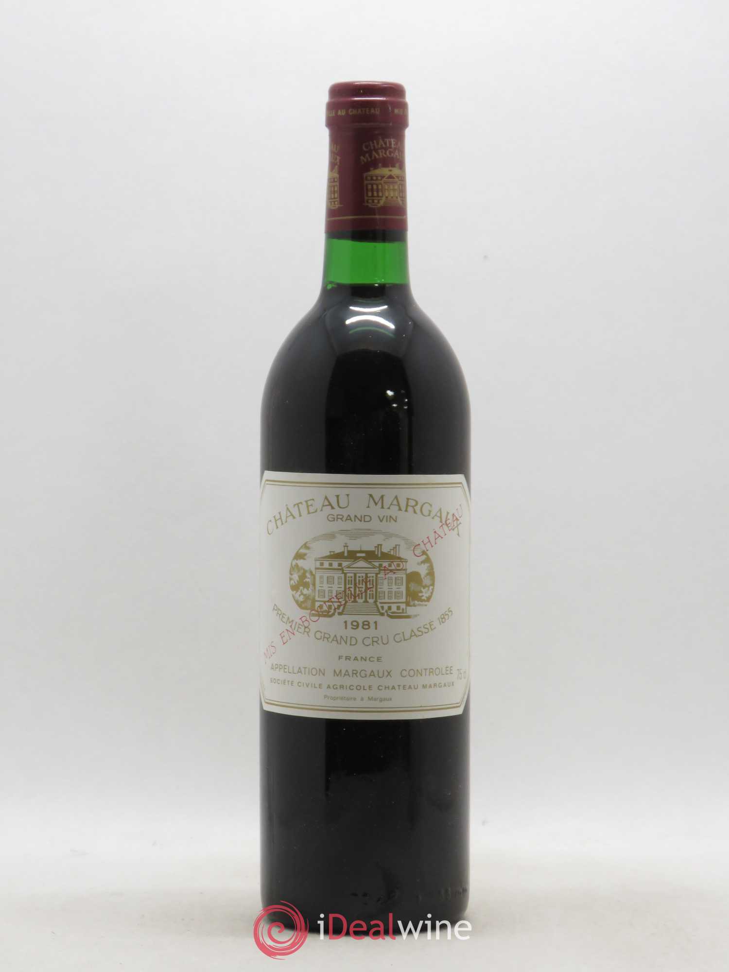 Château Margaux 1er Grand Cru Classé 1981 - Lot de 1 bouteille - 0