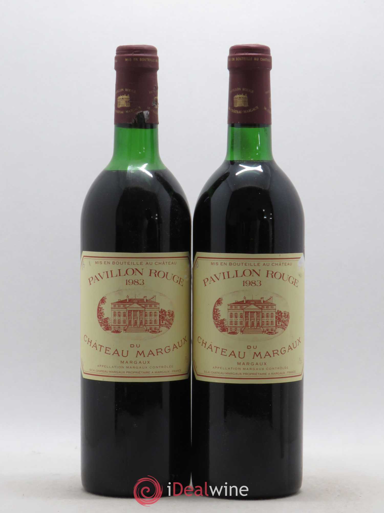 Pavillon Rouge du Château Margaux Second Vin 1983 - Lot de 2 bouteilles - 0
