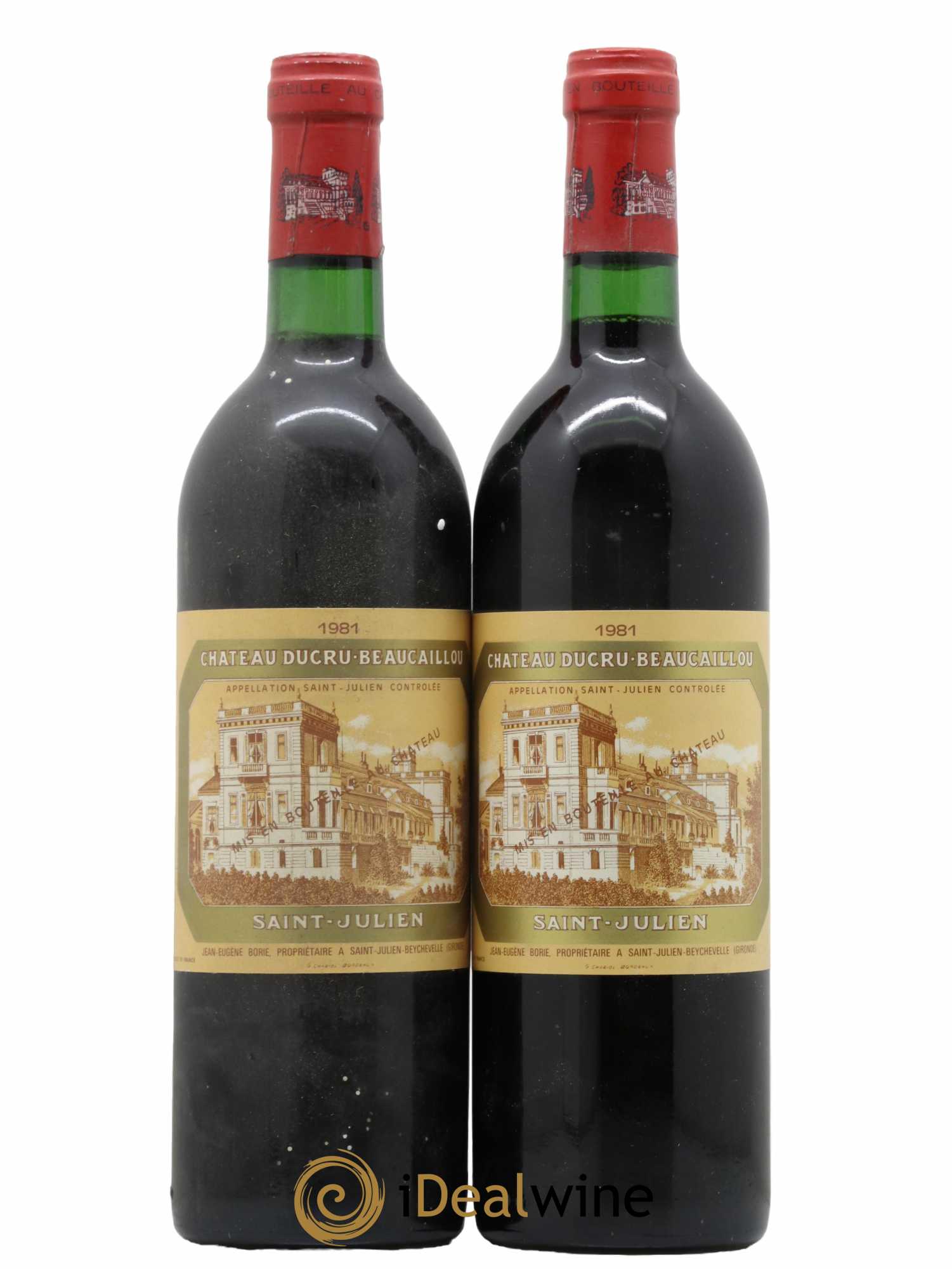 Château Ducru Beaucaillou 2ème Grand Cru Classé 1981 - Lot de 2 bouteilles - 0