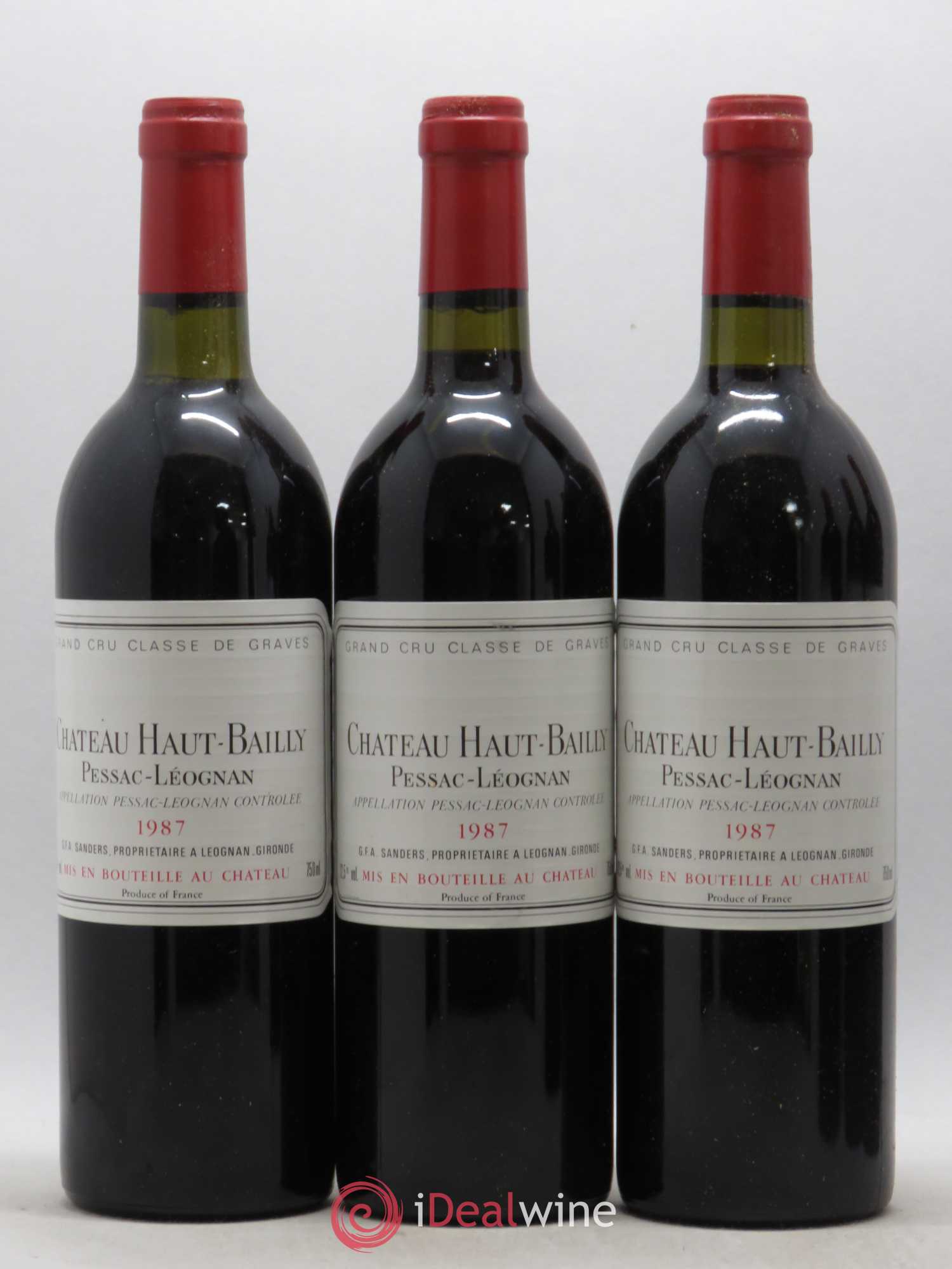 Château Haut-Bailly Cru Classé de Graves 1987 - Lot de 6 bouteilles - 2