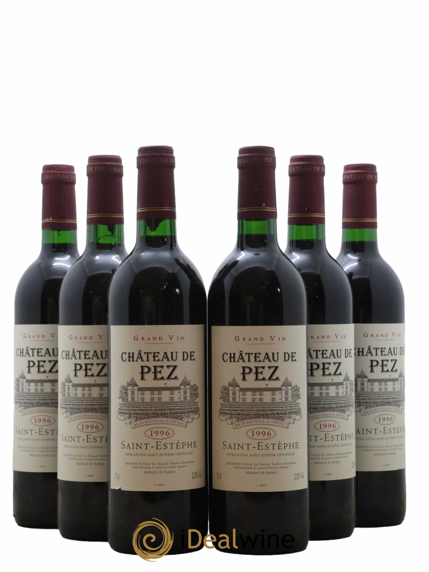 Château de Pez 1996 - Lot de 6 bouteilles - 0