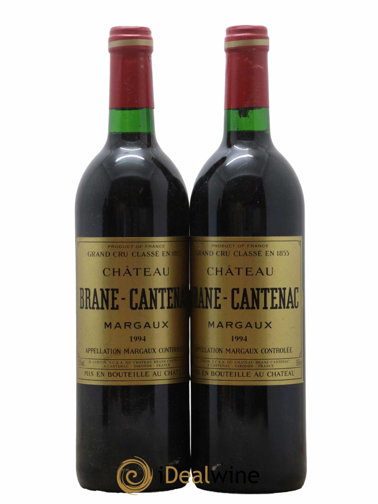 Château Brane Cantenac 2ème Grand Cru Classé 1994 - Lot de 2 bouteilles - 0