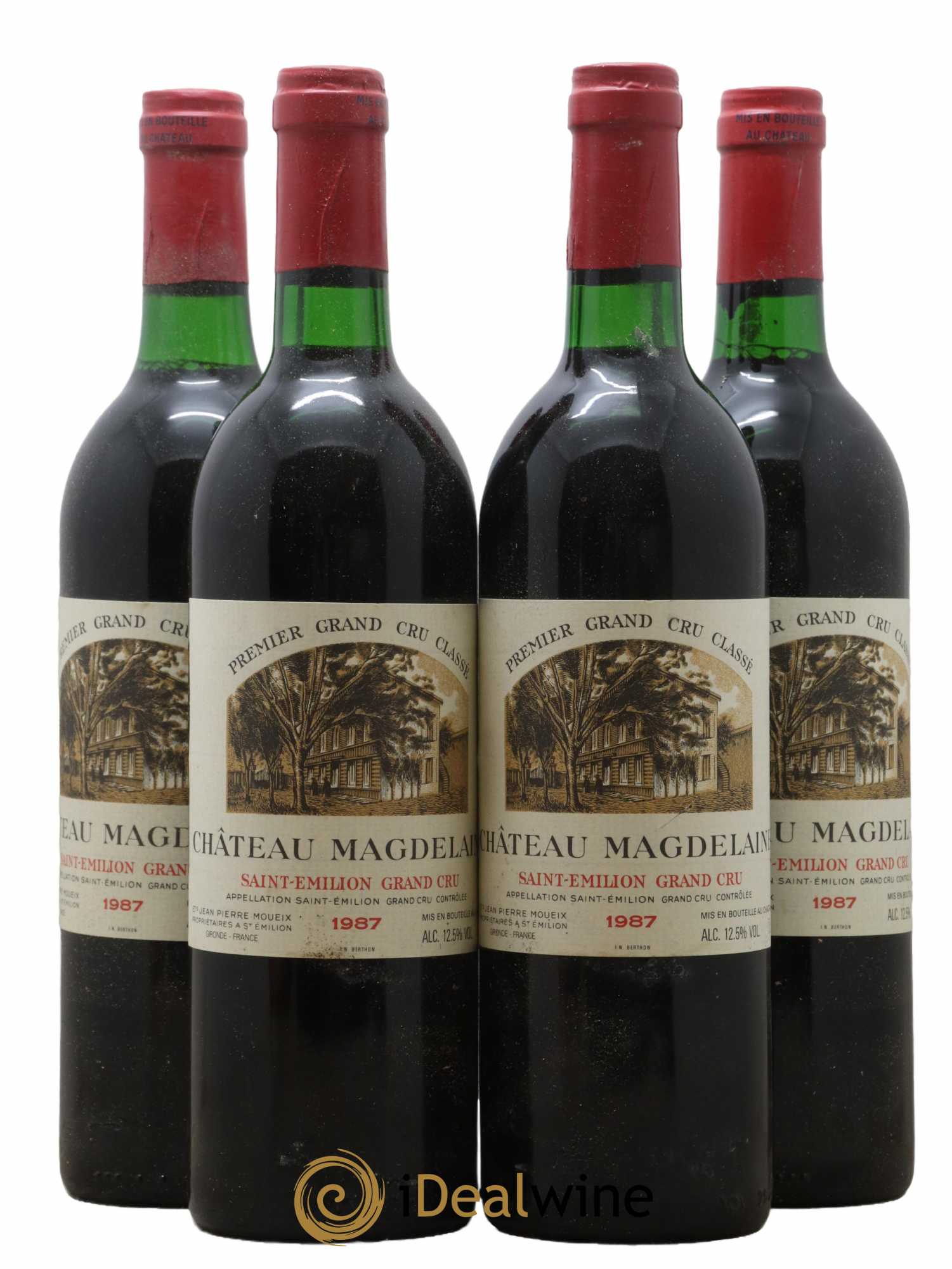Château Magdelaine 1987 - Lot de 4 bouteilles - 0