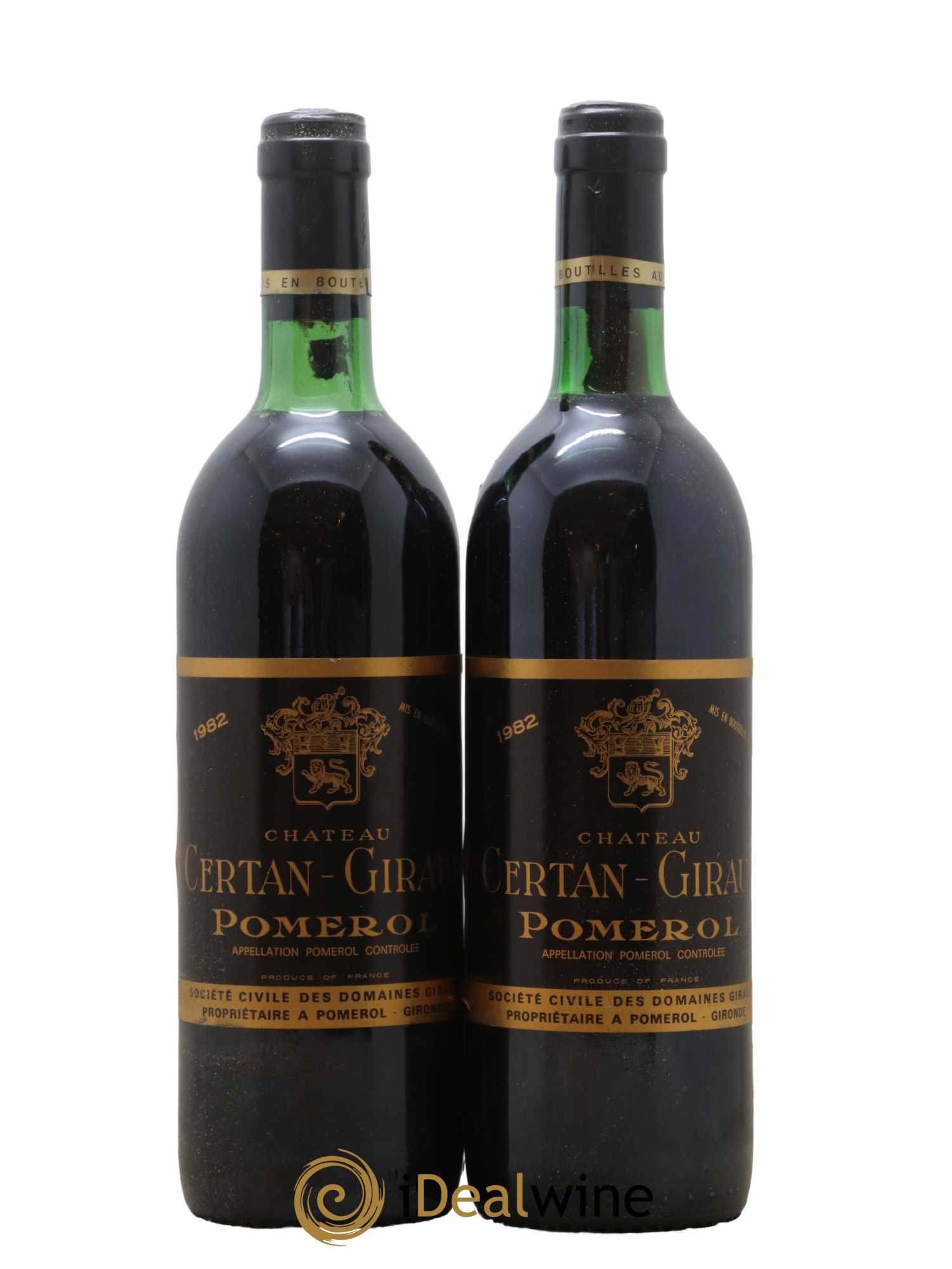 Château Certan Giraud 1982 - Lot de 2 bouteilles - 0