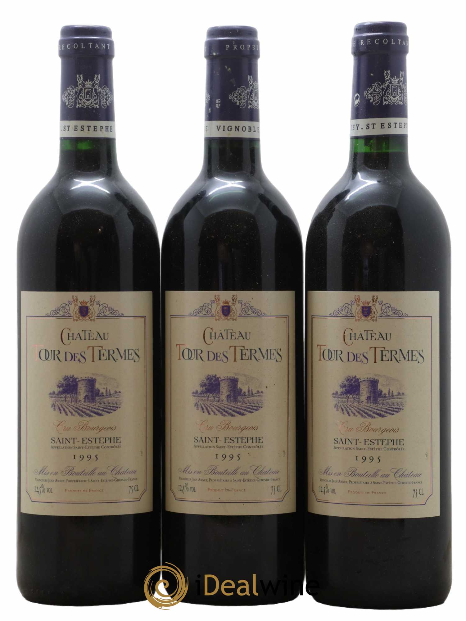 Château Tour des Termes Cru Bourgeois 1995 - Posten von 12 Flaschen - 1