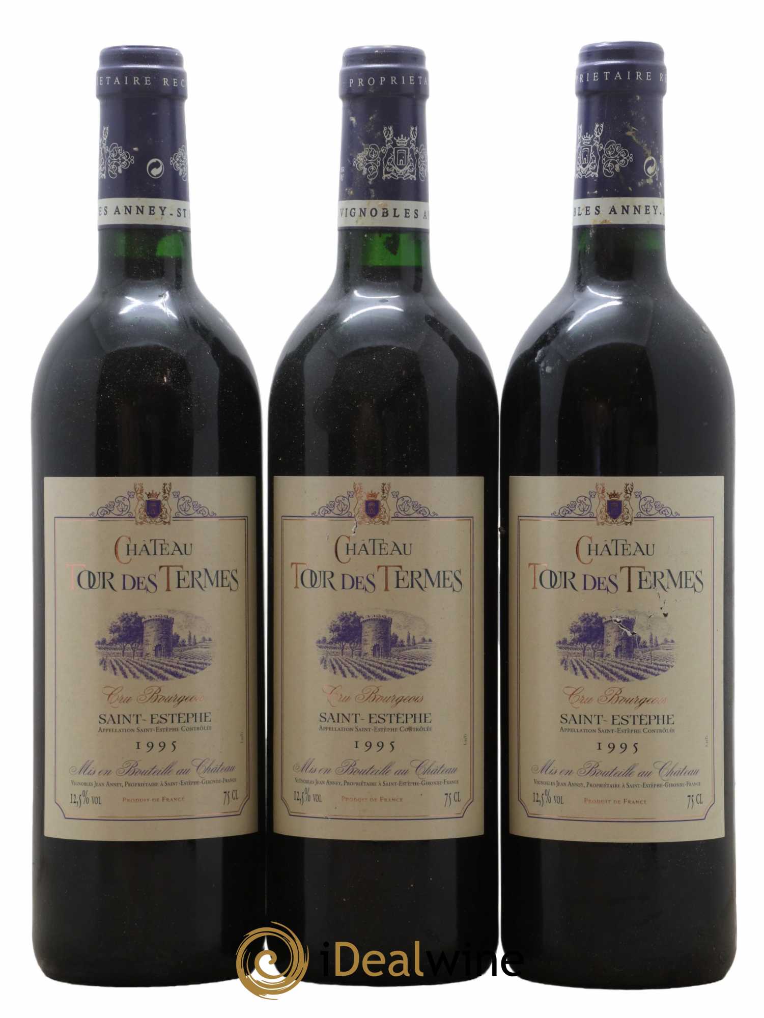 Château Tour des Termes Cru Bourgeois 1995 - Posten von 12 Flaschen - 2