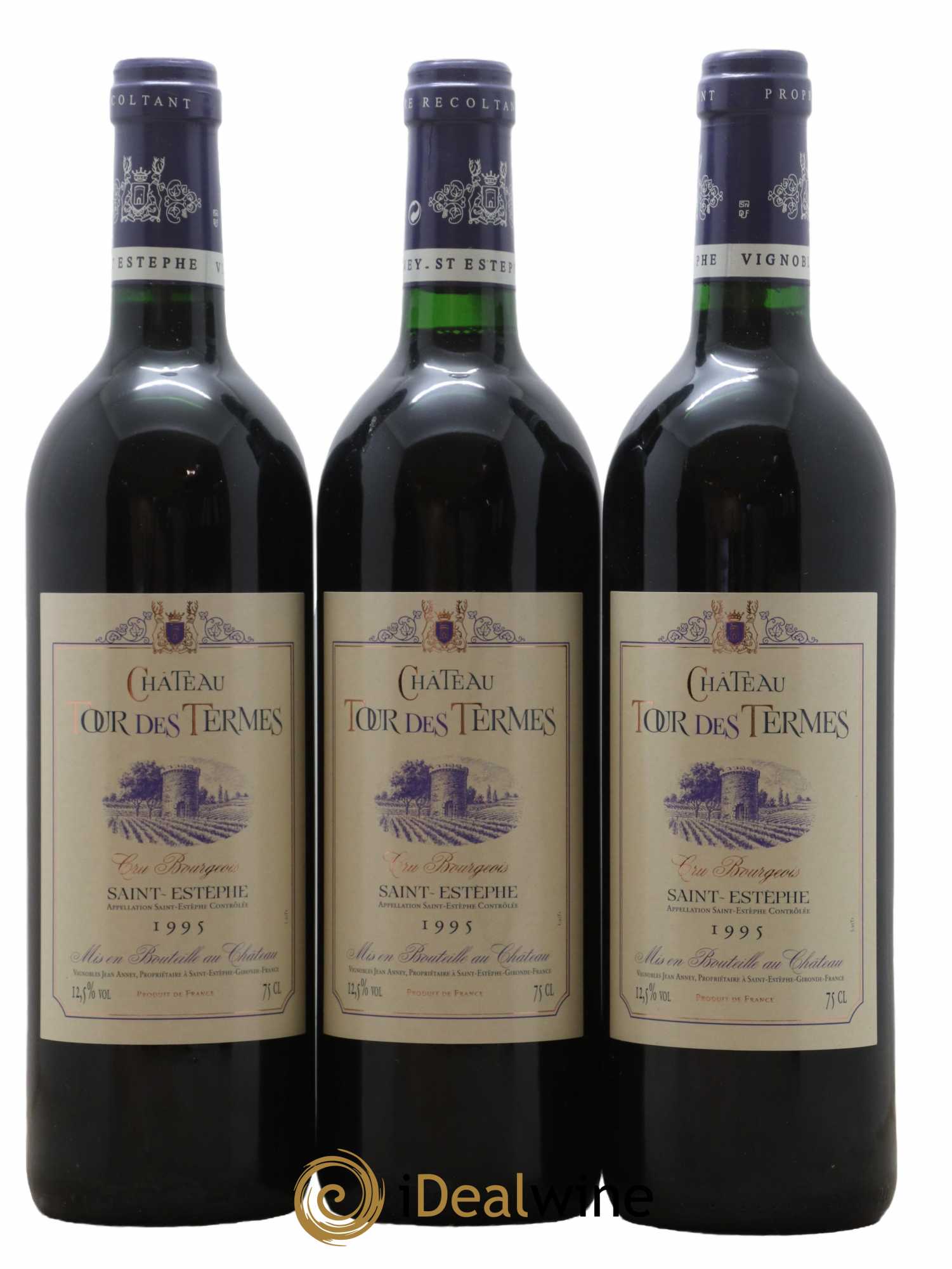 Château Tour des Termes Cru Bourgeois 1995 - Posten von 12 Flaschen - 4