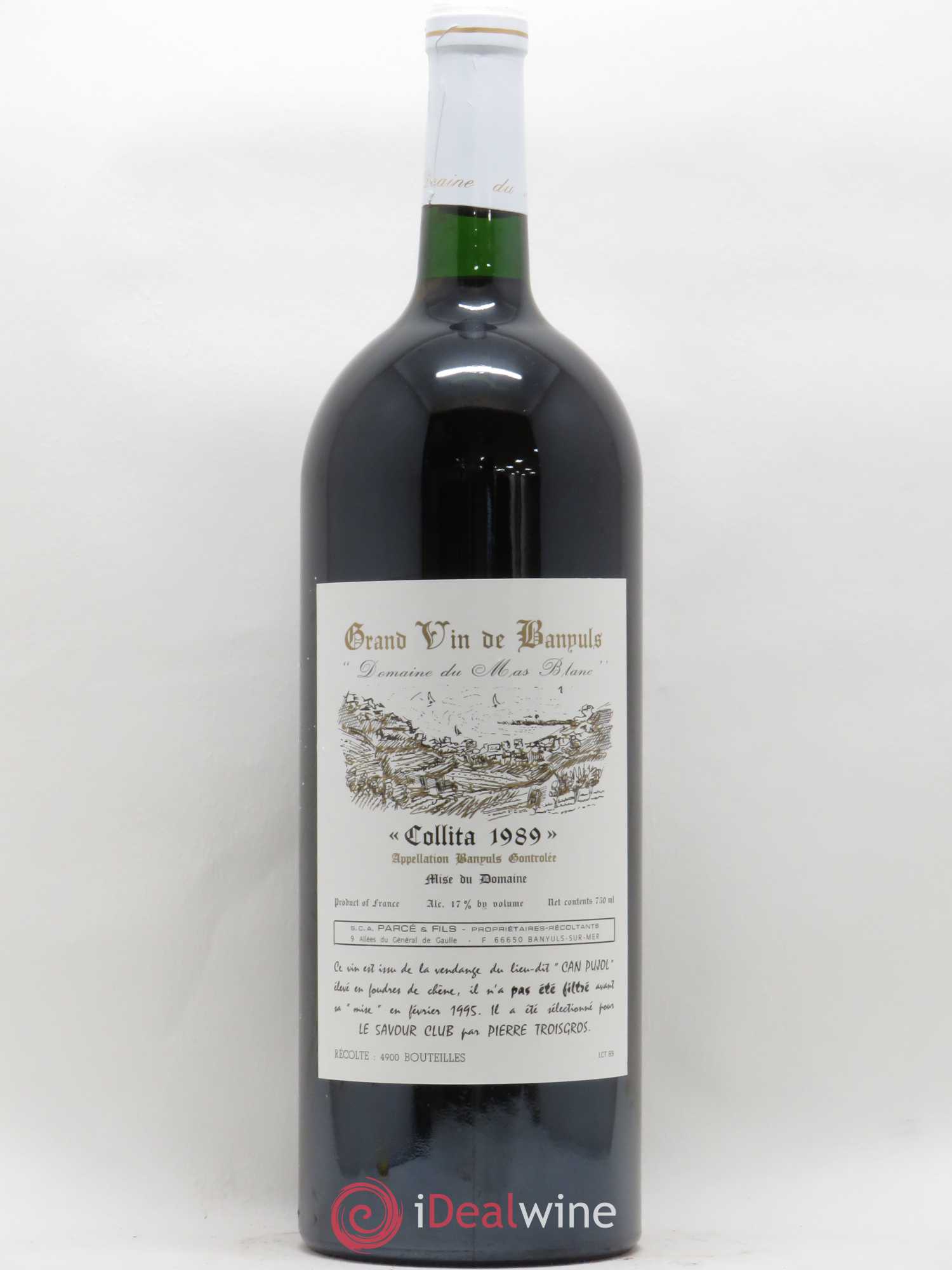 Banyuls Collita Domaine du Mas Blanc 1989 - Posten von 1 Magnum - 0