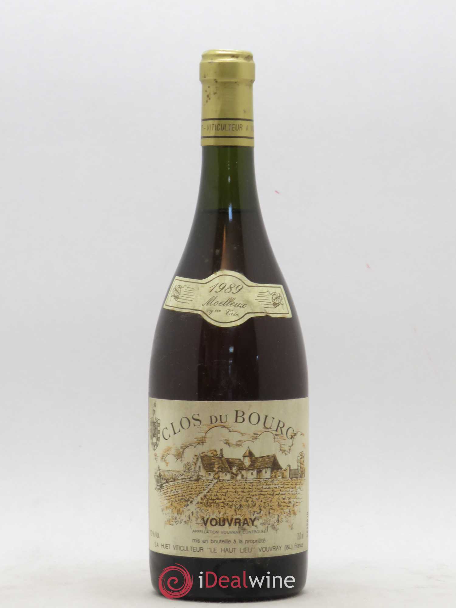 Vouvray Clos du Bourg Moelleux 1ère trie Domaine Huet 1989 - Lotto di 1 bottiglia - 0