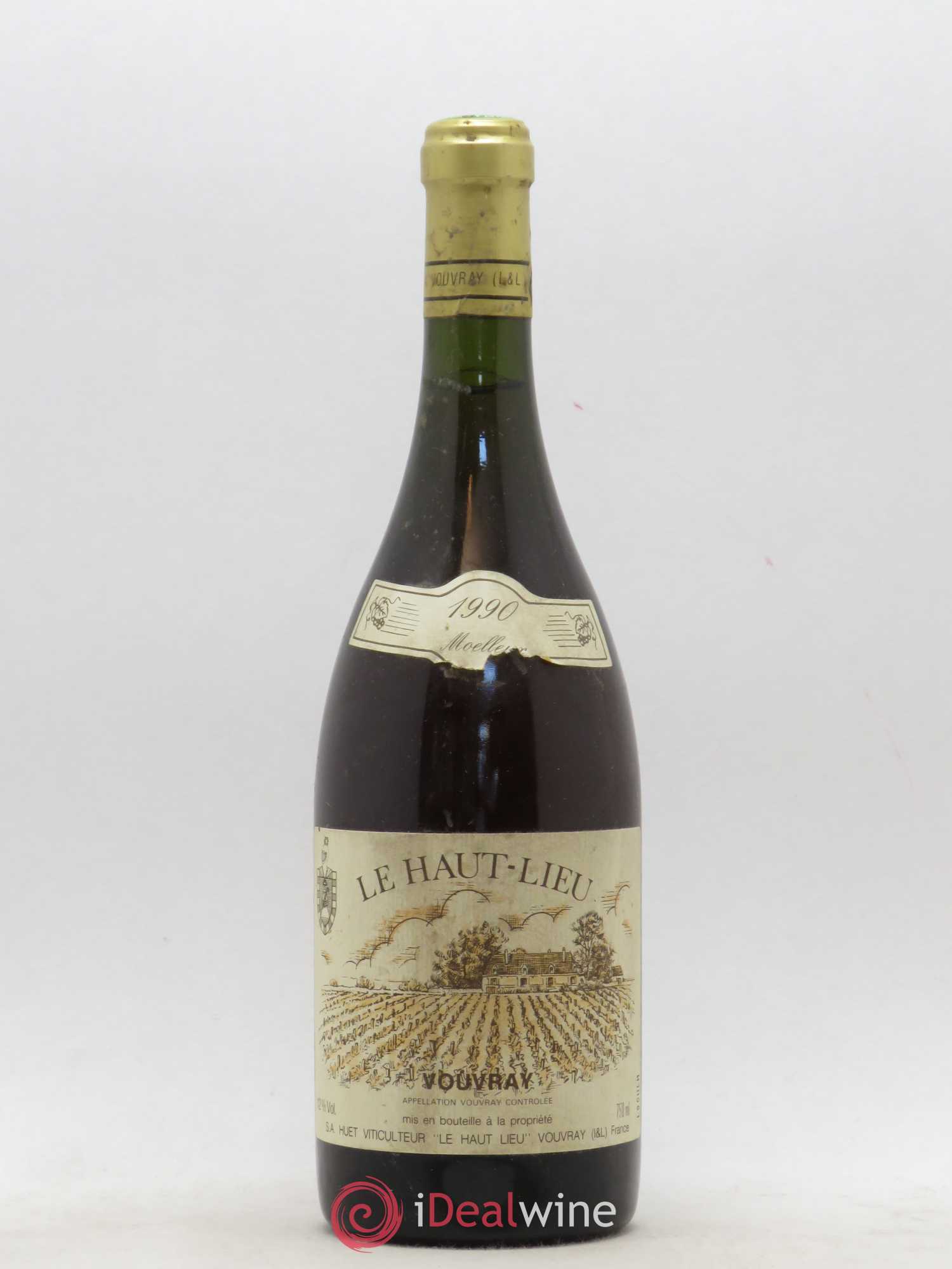 Vouvray Le Haut-Lieu Moelleux Domaine Huet 1990 - Lotto di 1 bottiglia - 0