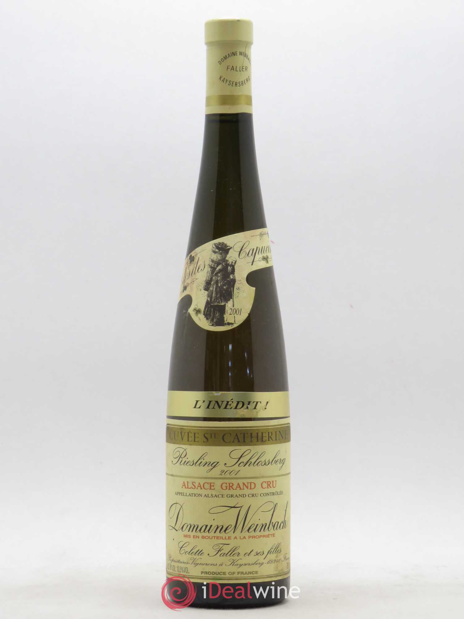 Alsace Riesling Grand Cru Schlossberg Cuvée Sainte Catherine l'Inédit Weinbach (Domaine) 2001 - Posten von 1 Flasche - 0