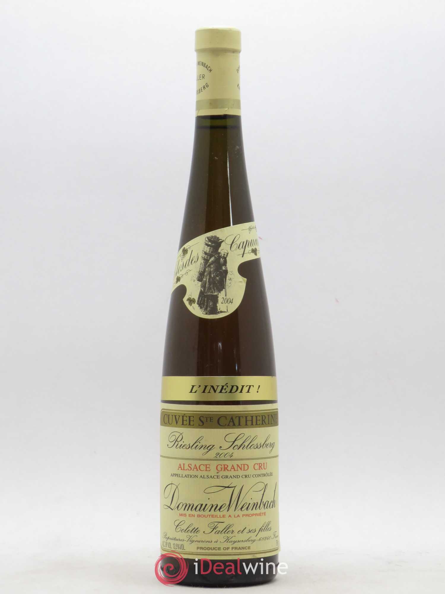 Alsace Riesling Grand Cru Schlossberg Cuvée Sainte Catherine l'Inédit Weinbach (Domaine) 2004 - Lot de 1 bouteille - 0