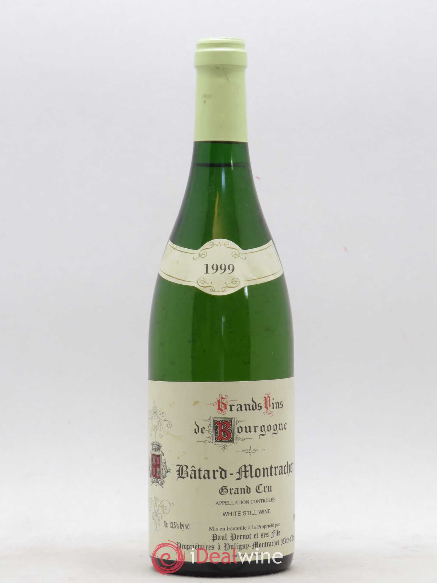 Bâtard-Montrachet Grand Cru Paul Pernot 1999 - Lot de 1 bouteille - 0