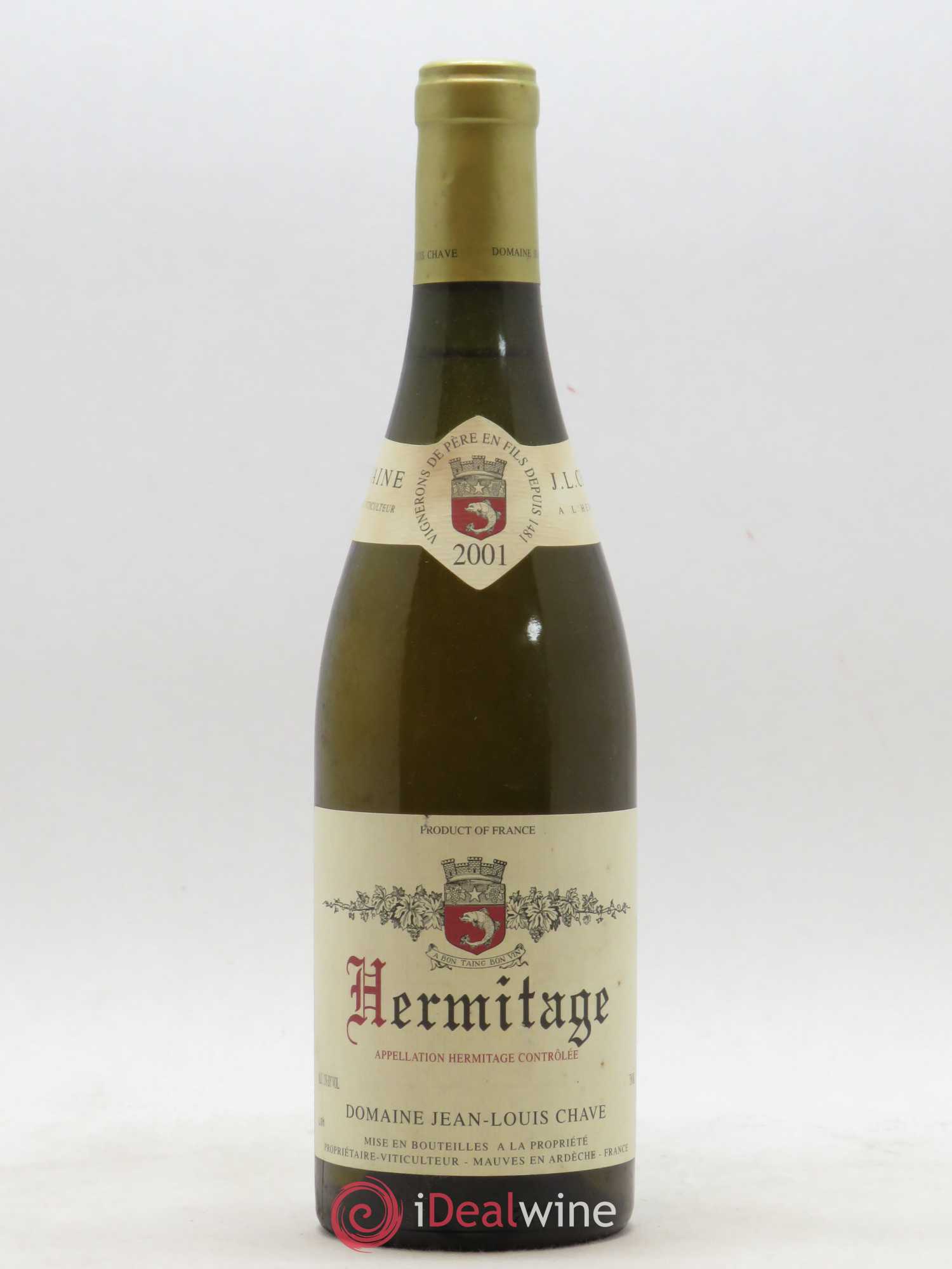 Hermitage Jean-Louis Chave 2001 - Lot de 1 bouteille - 0
