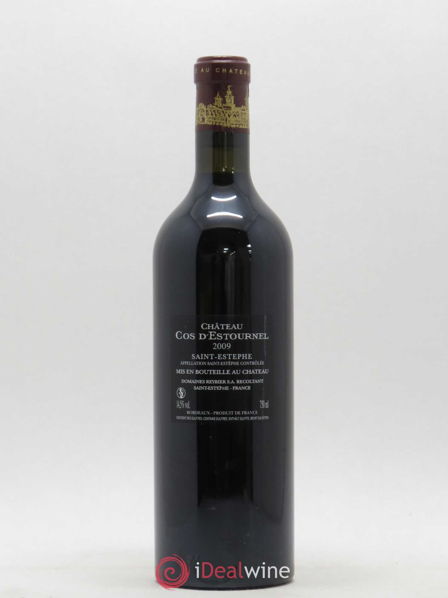 Cos d'Estournel 2ème Grand Cru Classé 2009 - Lot de 1 bouteille - 1