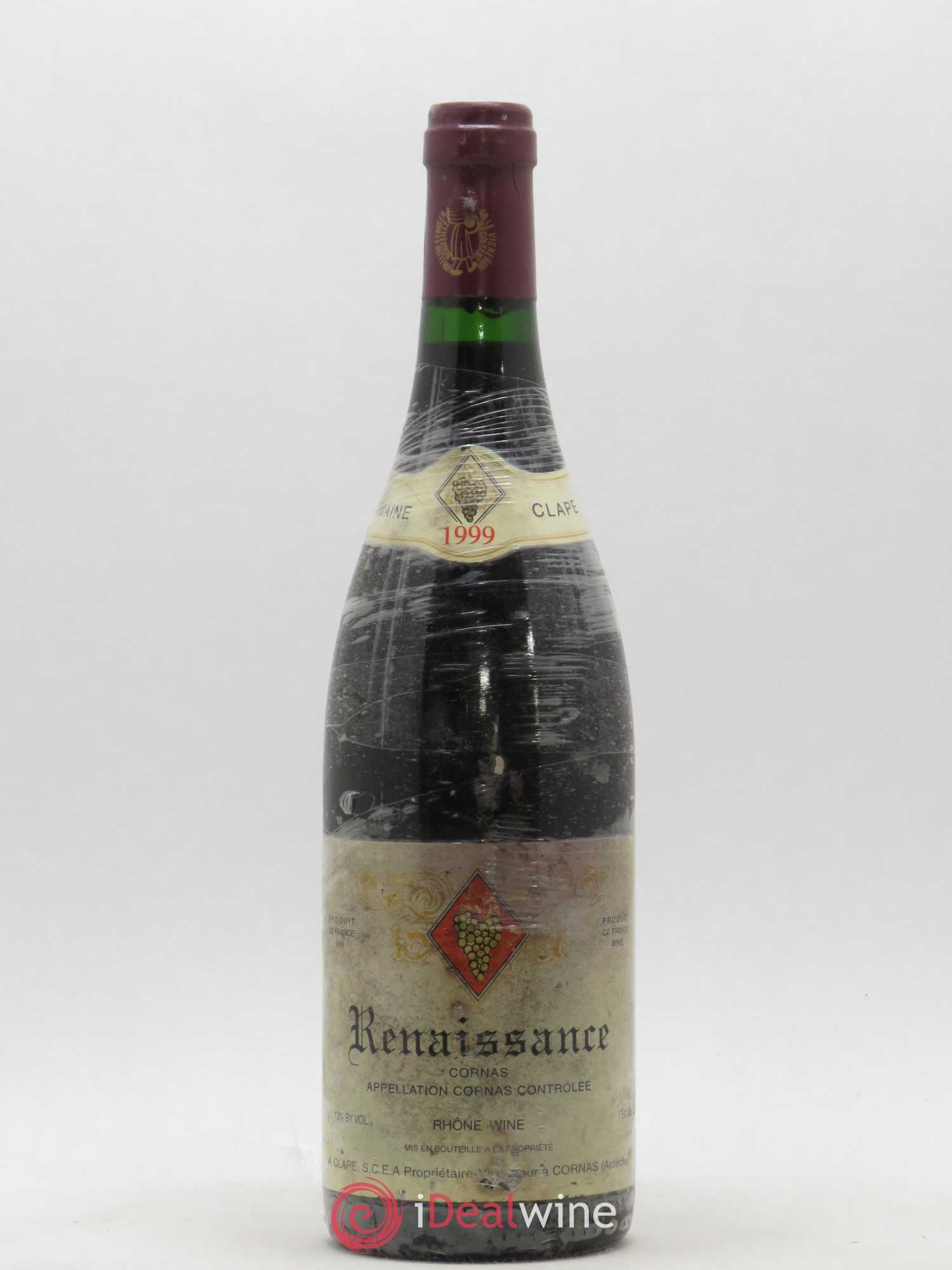 Cornas Renaissance Auguste Clape 1999 - Lot de 1 bouteille - 0