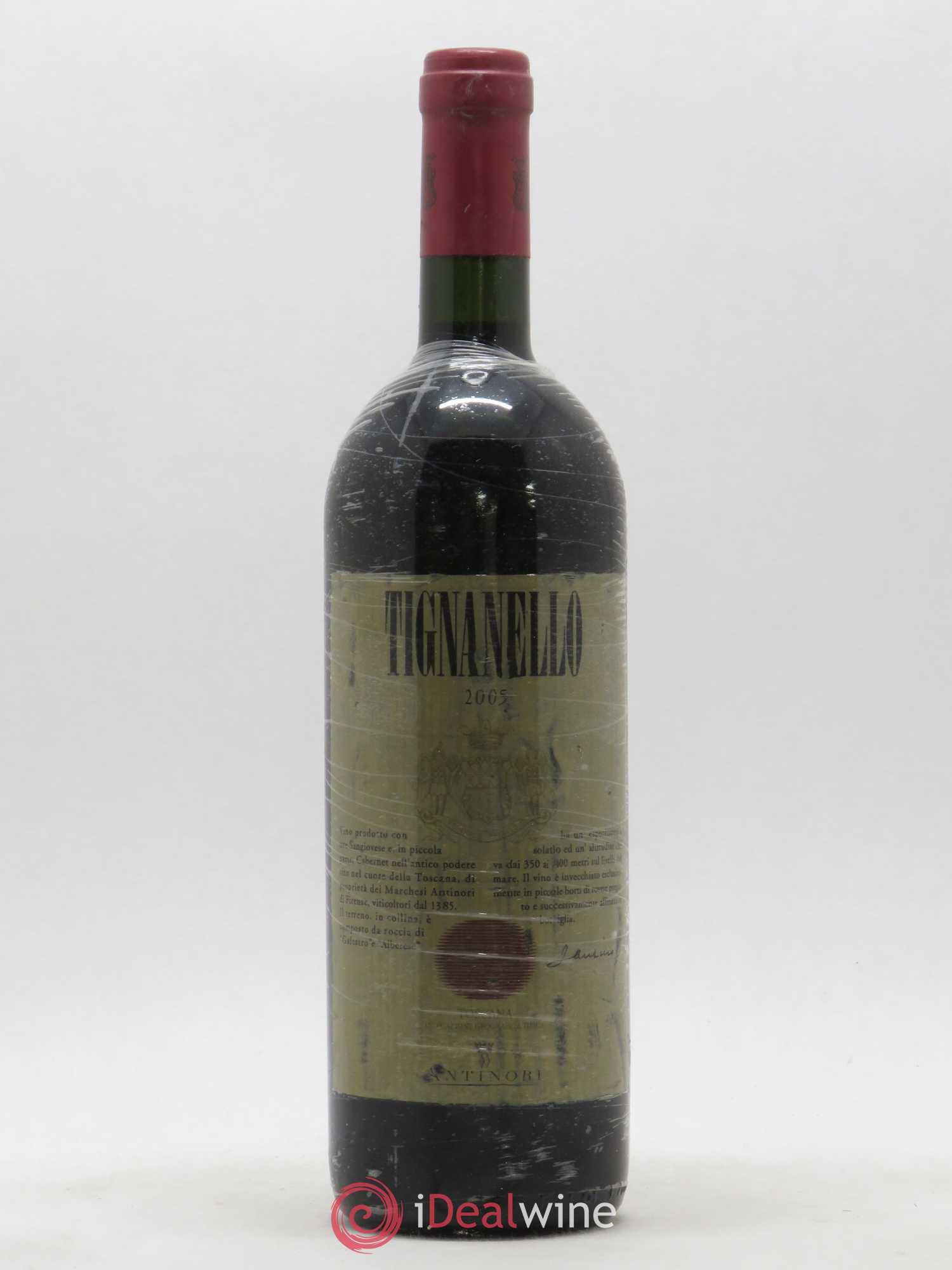 Toscana IGT Tignanello Tenuta Tignanello - Marchesi Antinori 2005 - Lot de 1 bouteille - 0
