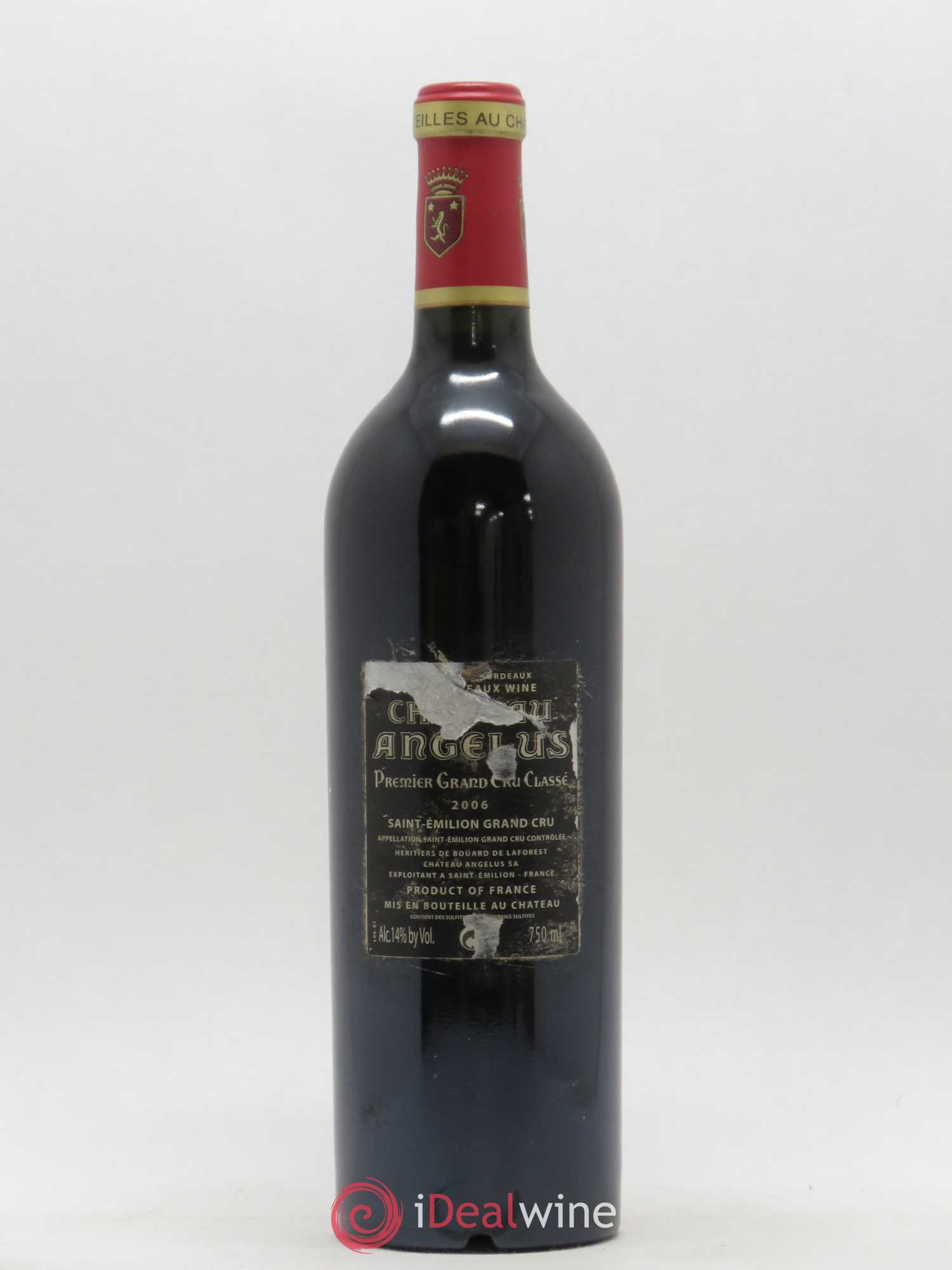 Château Angélus 1er Grand Cru Classé A 2006 - Lot de 1 bouteille - 1