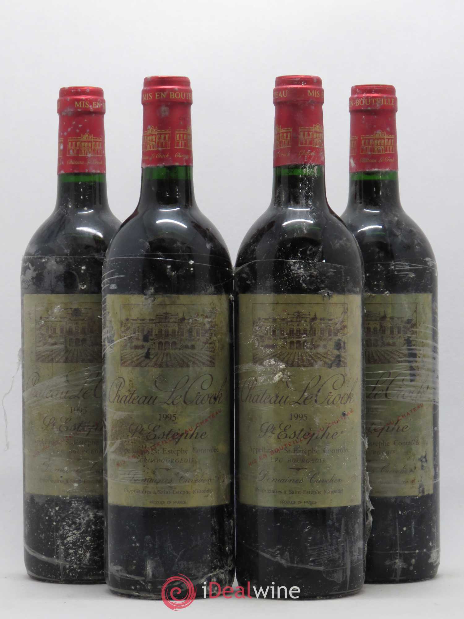 Château le Crock Cru Bourgeois 1995 - Lot de 4 bouteilles - 0