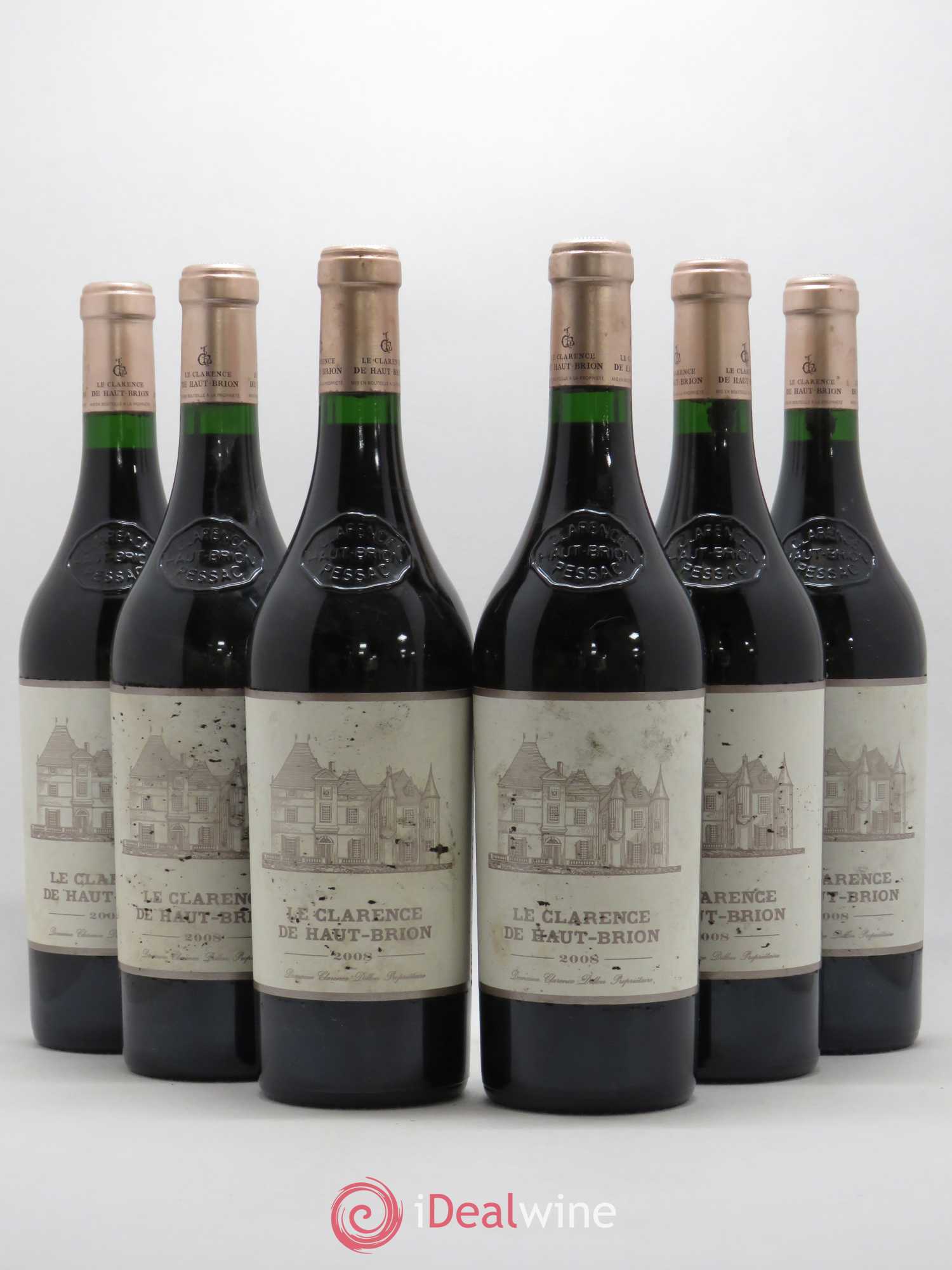 Clarence (Bahans) de Haut-Brion Second Vin 2008 - Lot de 6 bouteilles - 0