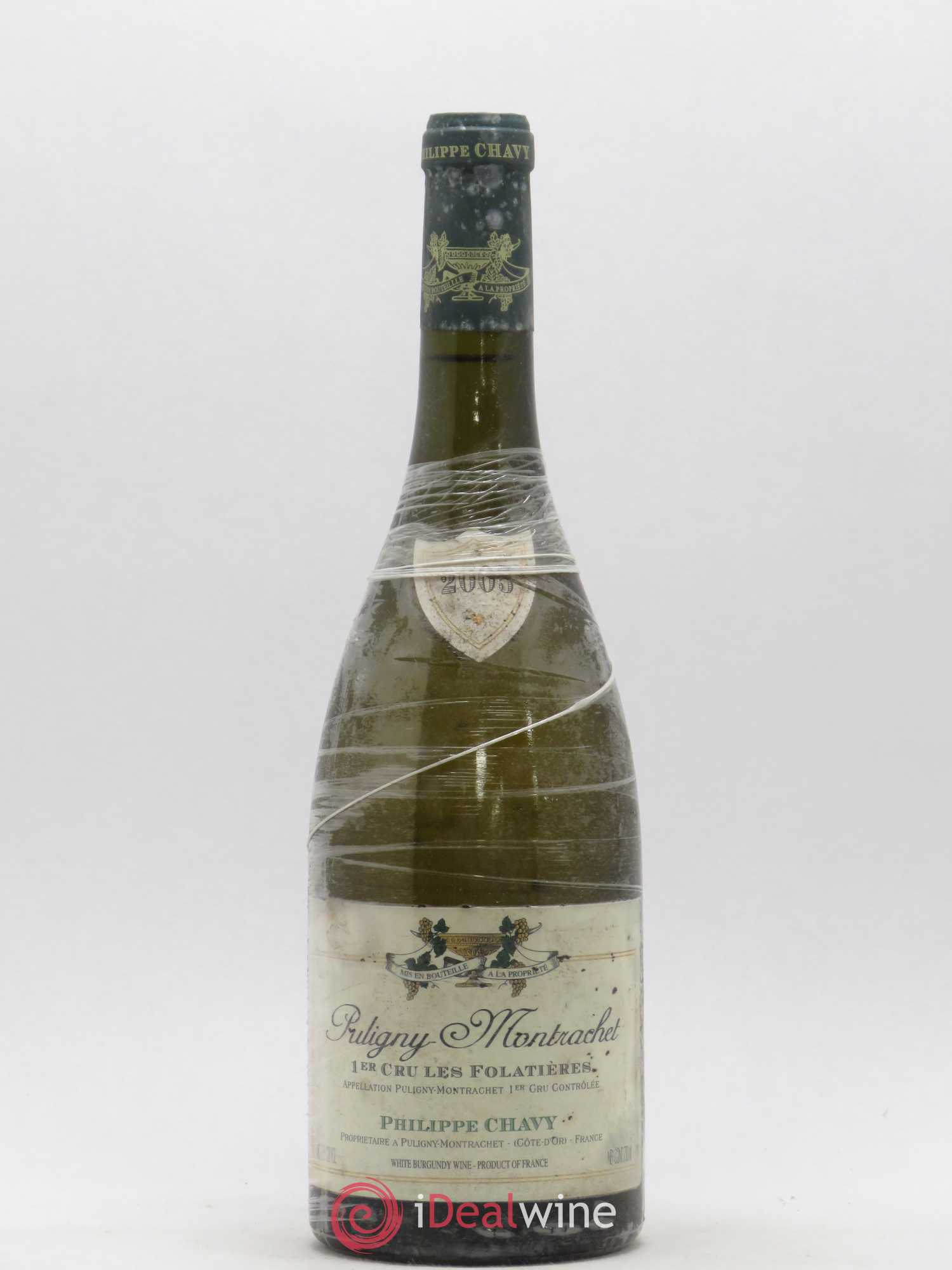 Puligny-Montrachet 1er Cru Les Folatieres P.Chavy 2005 - Posten von 1 Flasche - 0