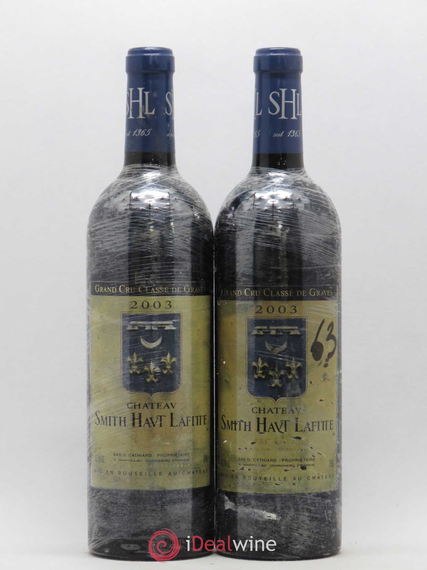 Château Smith Haut Lafitte Cru Classé de Graves 2003 - Lot de 2 bouteilles - 0