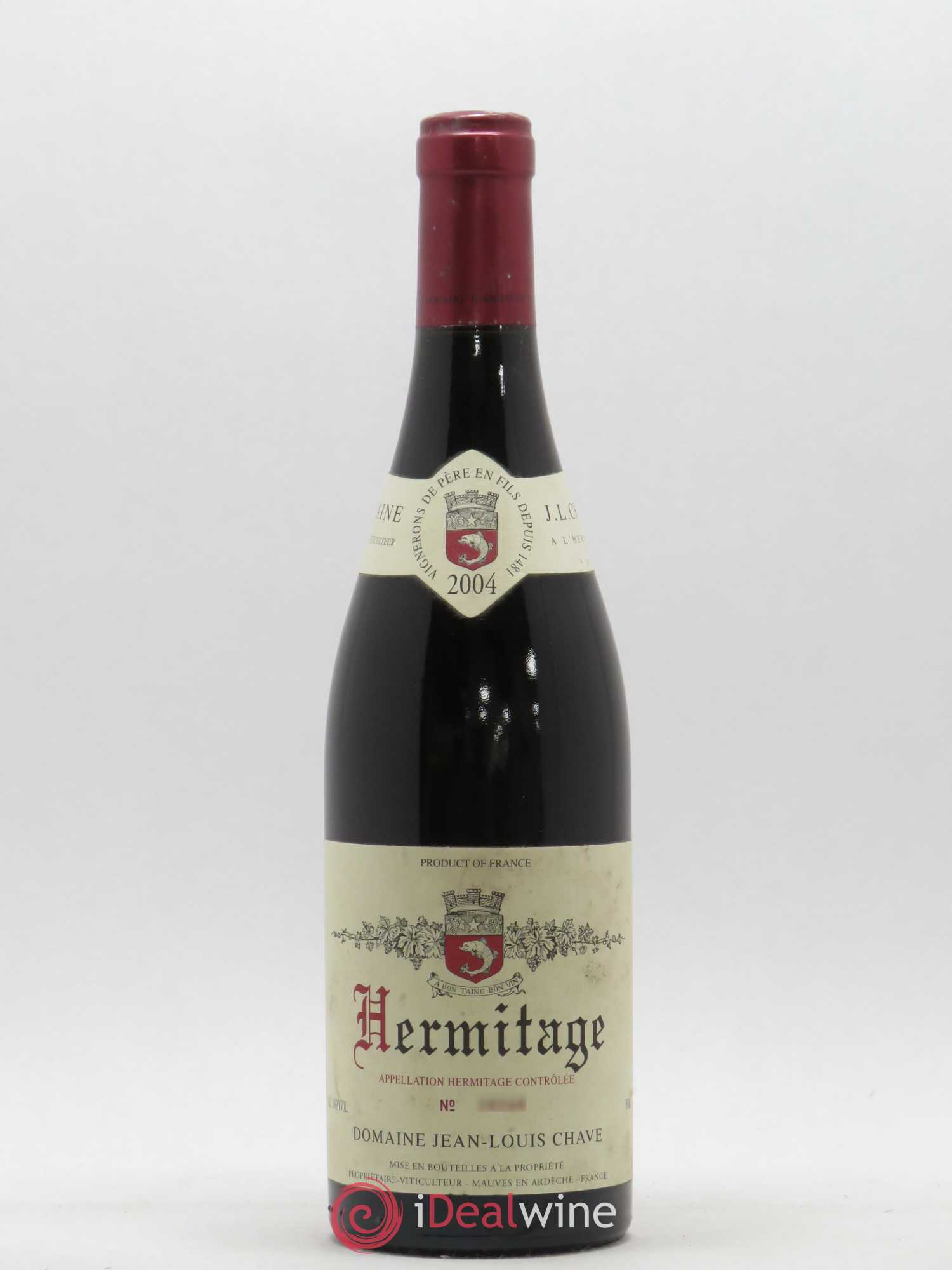 Hermitage Jean-Louis Chave 2004 - Lot de 1 bouteille - 0