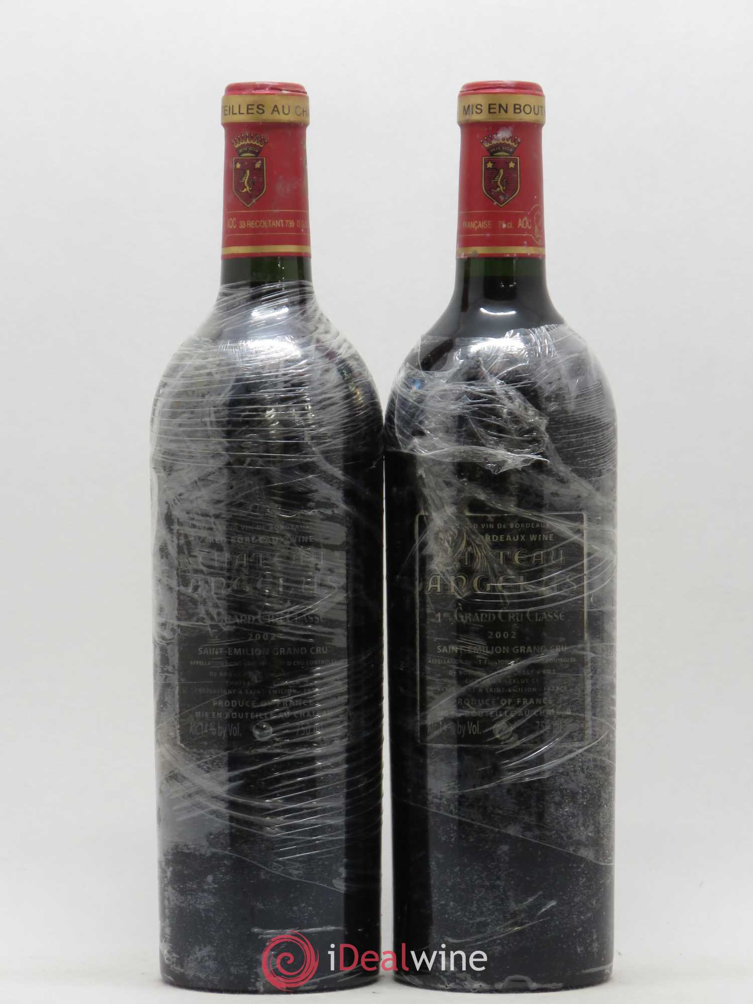 Château Angélus 1er Grand Cru Classé A 2002 - Lot de 2 bouteilles - 1