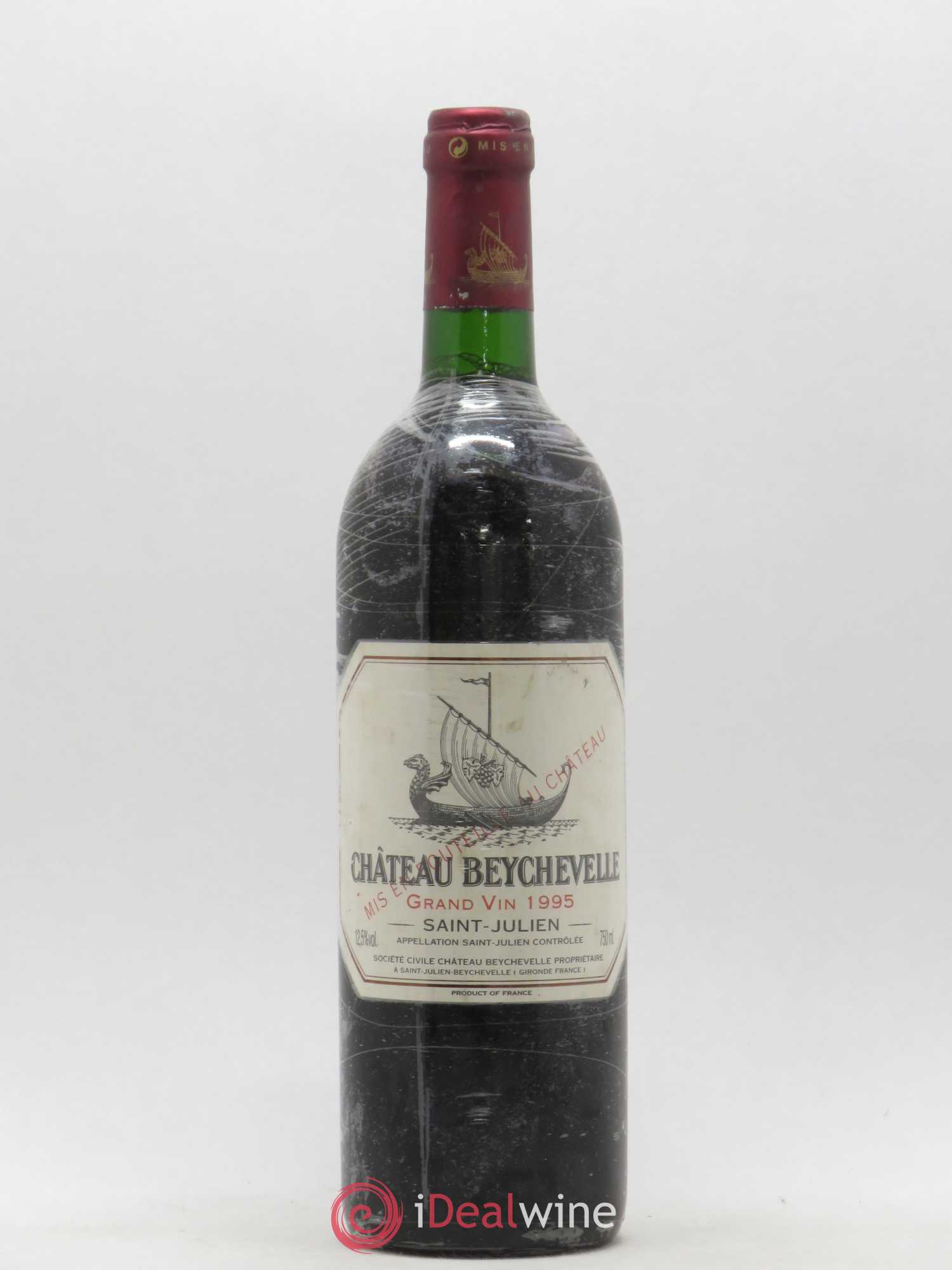 Château Beychevelle 4ème Grand Cru Classé 1995 - Lot de 1 bouteille - 0