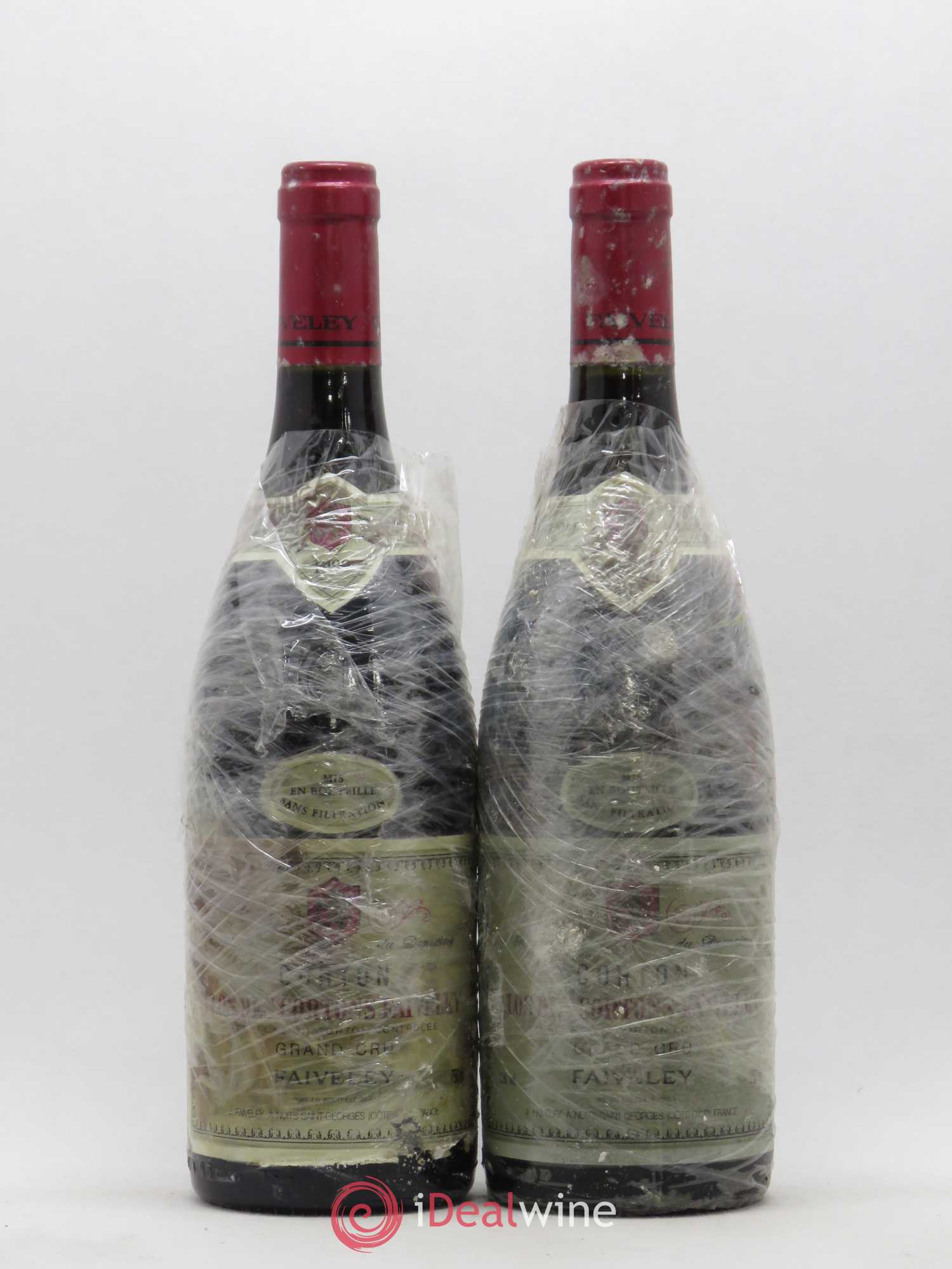 Corton Grand Cru Clos des Cortons Faiveley 1999 - Lot de 2 bouteilles - 0