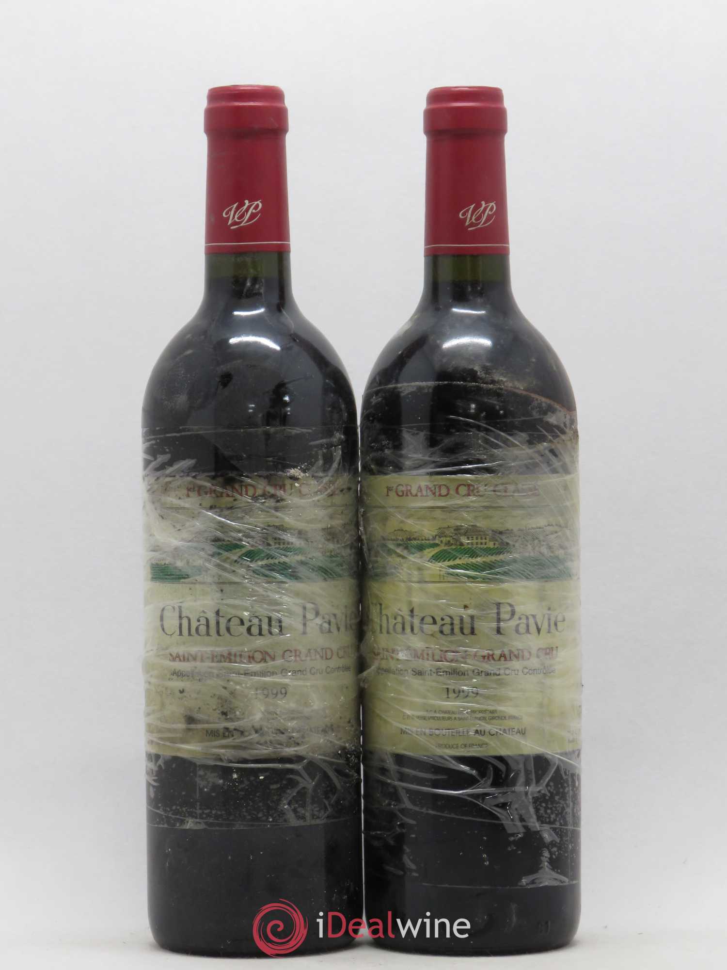 Château Pavie 1er Grand Cru Classé A 1999 - Lot de 2 bouteilles - 0