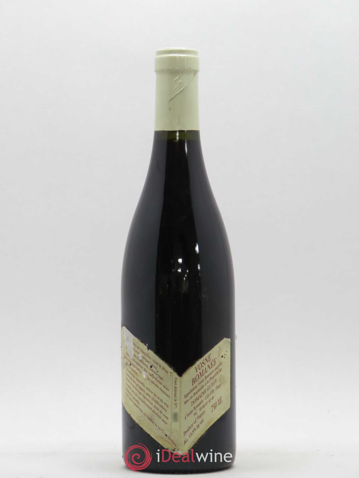 Vosne-Romanée Les Charmes de Mazieres Guyon 2001 - Posten von 1 Flasche - 1
