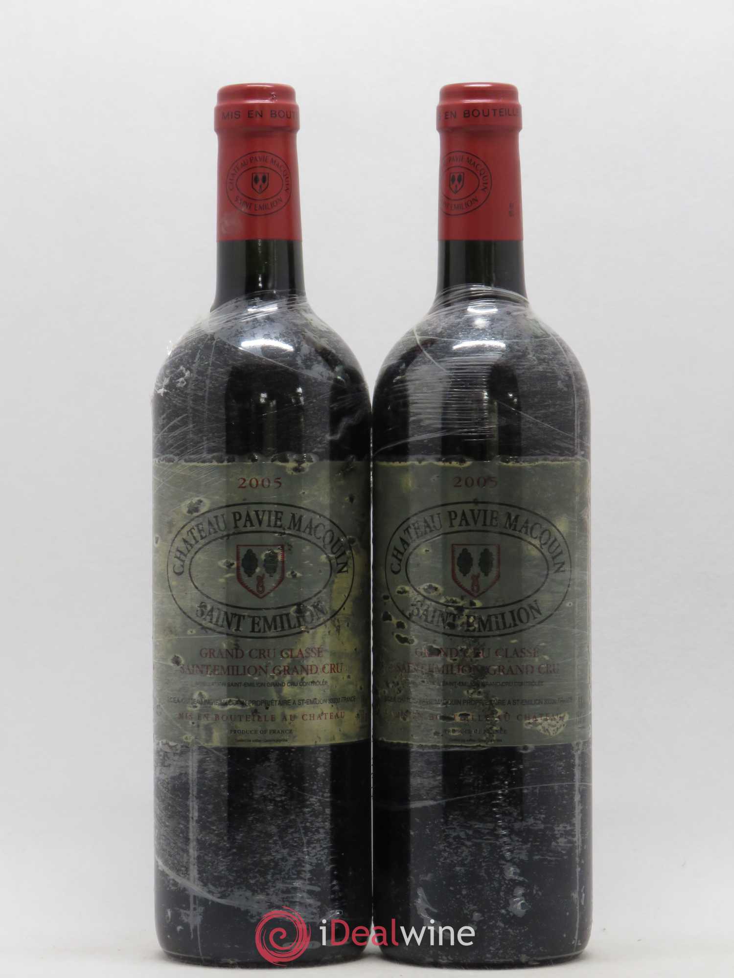 Château Pavie Macquin 1er Grand Cru Classé B 2005 - Lot de 2 bouteilles - 0