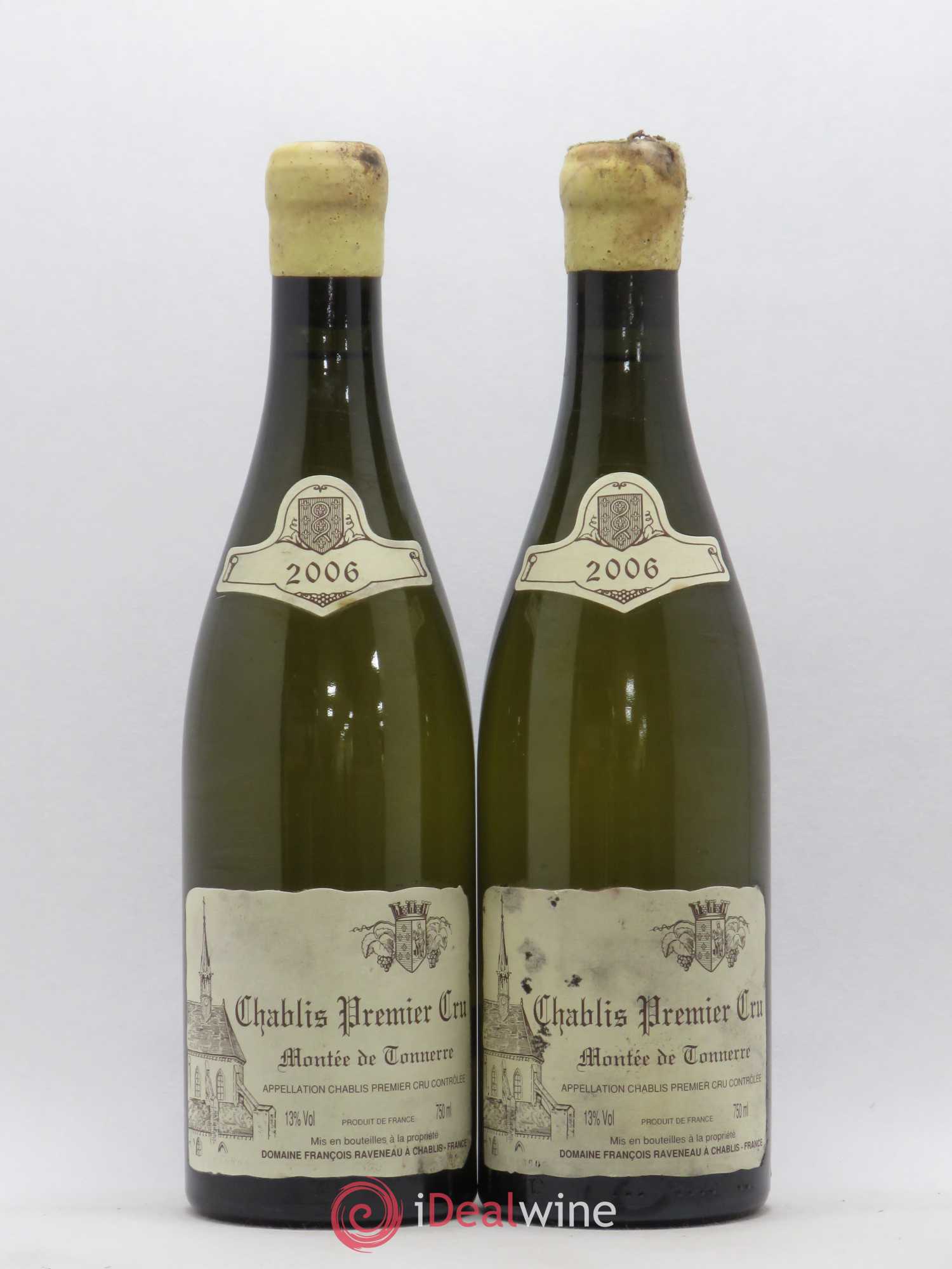 Chablis 1er Cru Montée de Tonnerre Raveneau (Domaine) 2006 - Posten von 2 Flaschen - 0