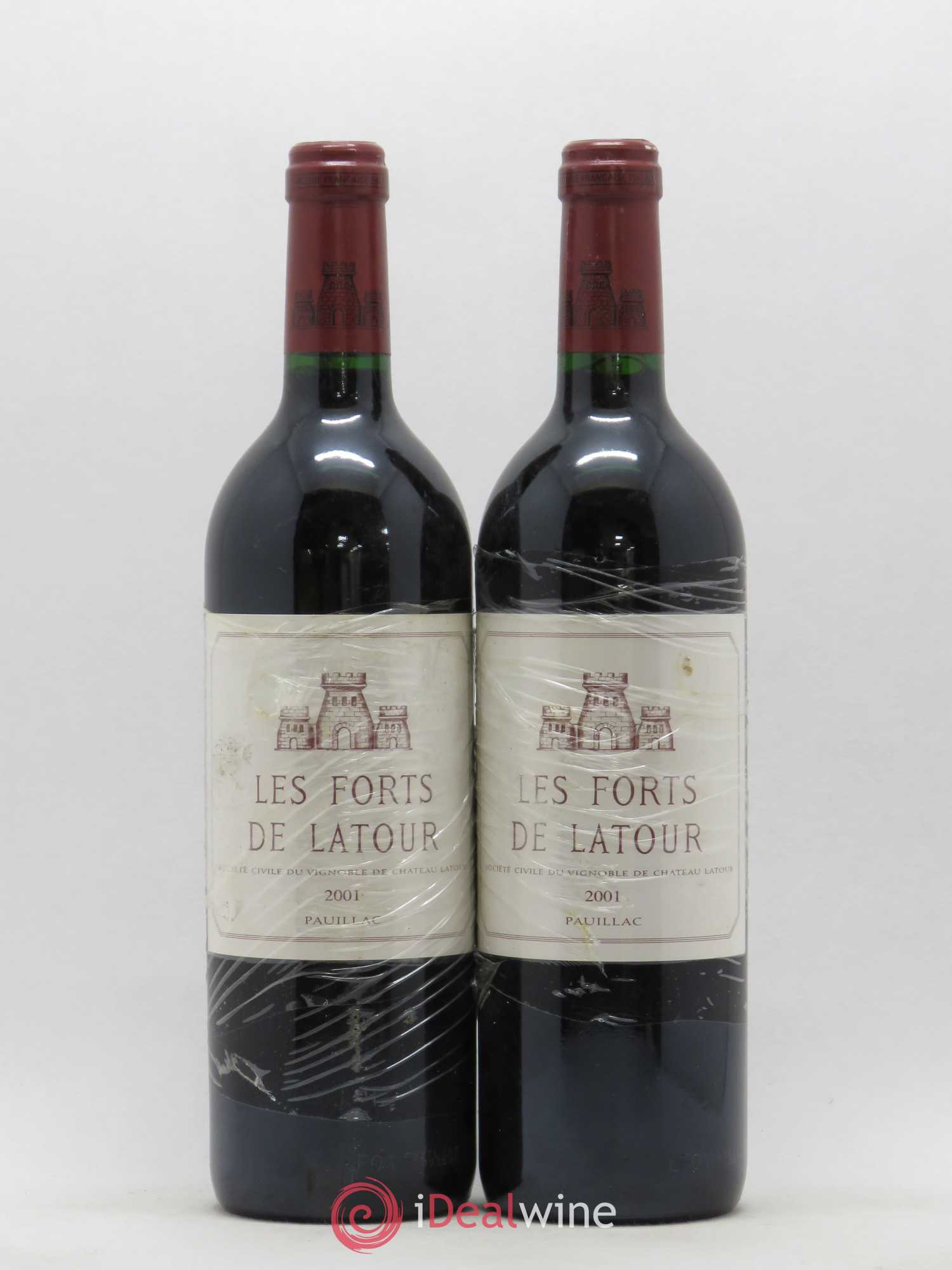Les Forts de Latour Second Vin 2001 - Lot de 2 bouteilles - 0