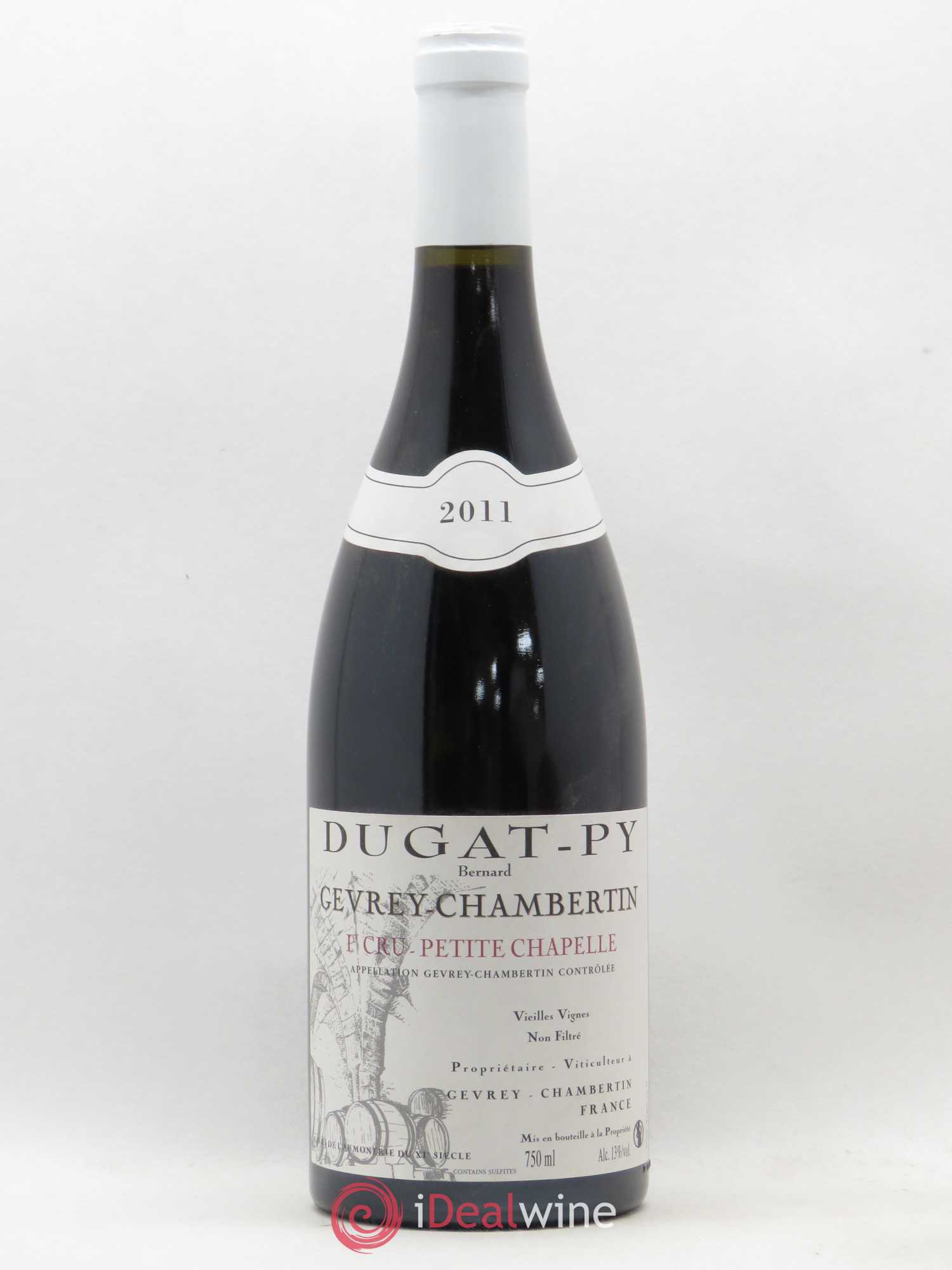 Gevrey-Chambertin 1er Cru Petite Chapelle Vieilles Vignes Dugat-Py Vieilles Vignes 2011 - Lot de 1 bouteille - 0