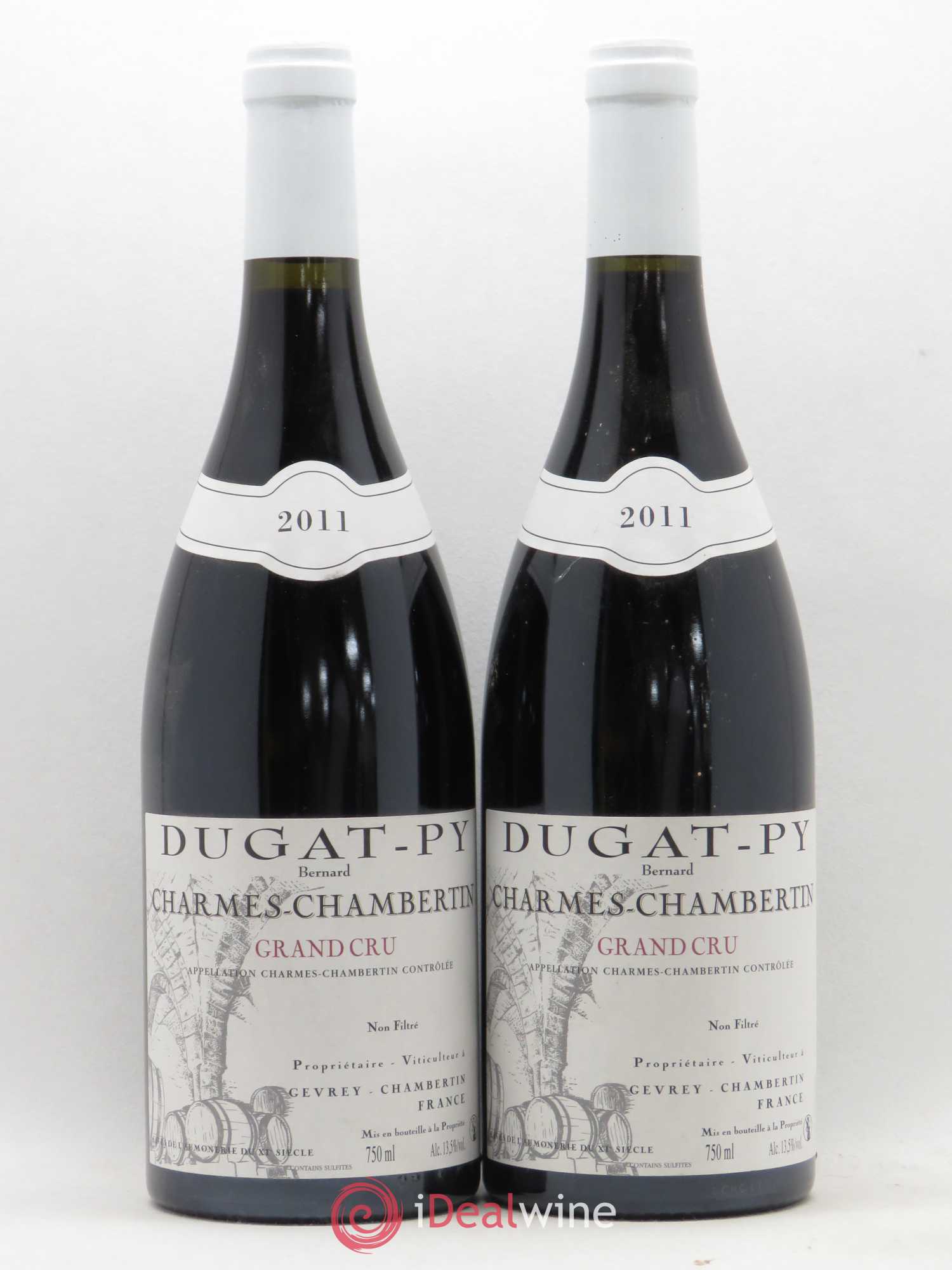 Charmes-Chambertin Grand Cru Dugat-Py 2011 - Lot de 2 bouteilles - 0