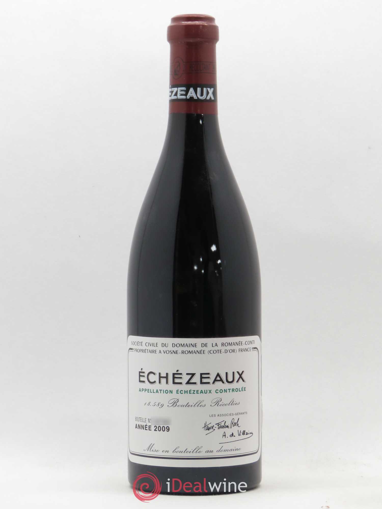 Echezeaux Grand Cru Domaine de la Romanée-Conti 2009 - Lot de 1 bouteille - 0