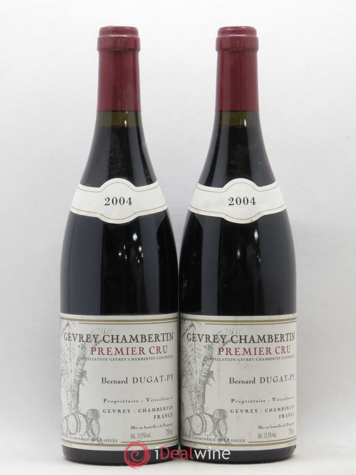 Gevrey-Chambertin 1er Cru Dugat-Py 2004 - Lot de 2 bouteilles - 0