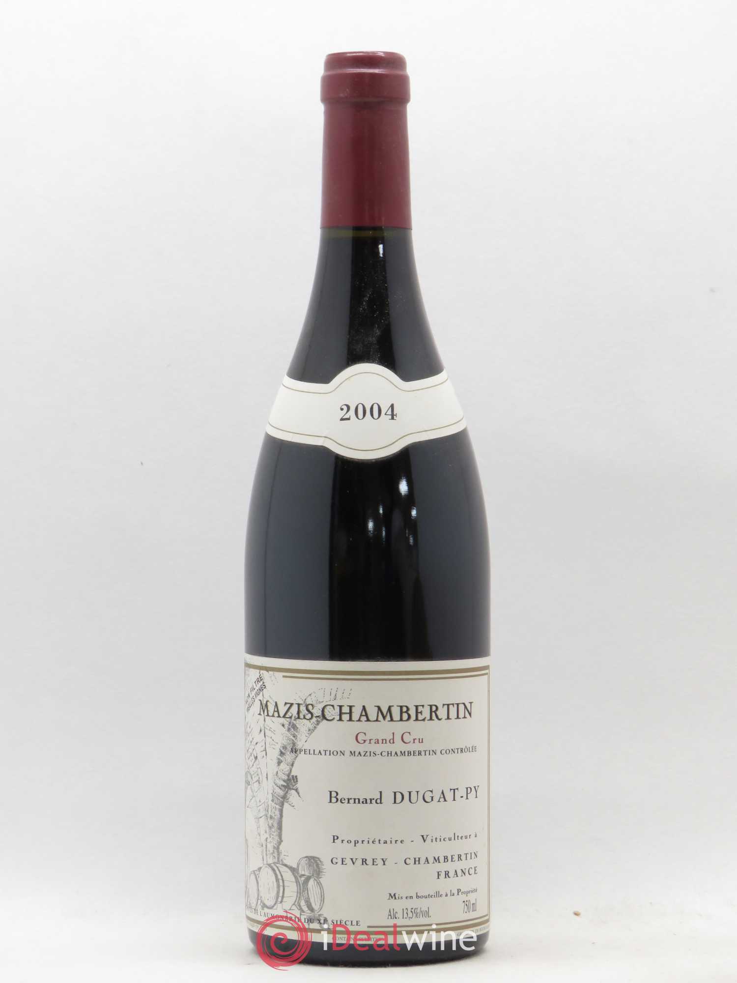 Mazis-Chambertin Grand Cru Vieilles Vignes Dugat-Py 2004 - Lot de 1 bouteille - 0