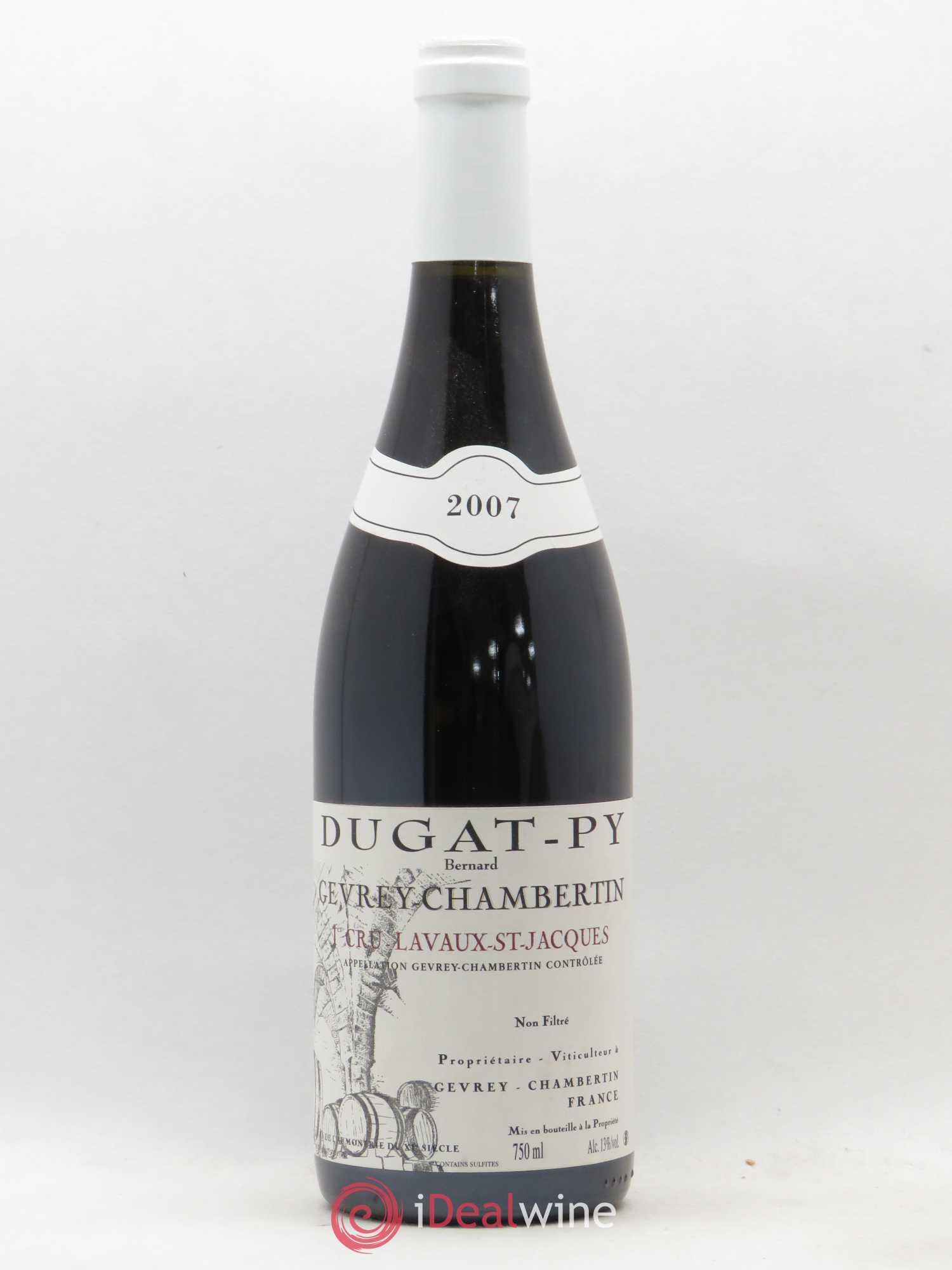Gevrey-Chambertin 1er Cru Lavaux Saint Jacques Dugat-Py 2007 - Lot de 1 bouteille - 0